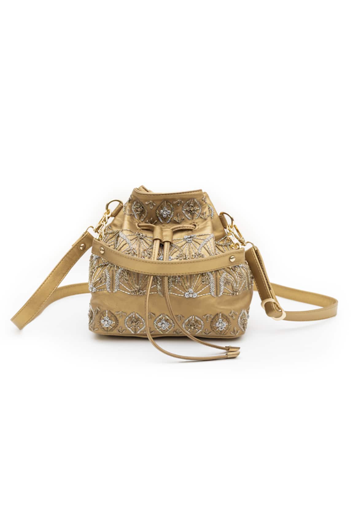 SG Collection by Sonia Gulrajani Showstopper Cutdana Embellished Sling Bag