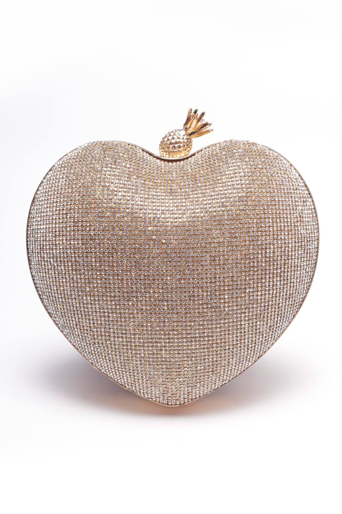 Alor Bags Dazzle Crystal Heart Clutch