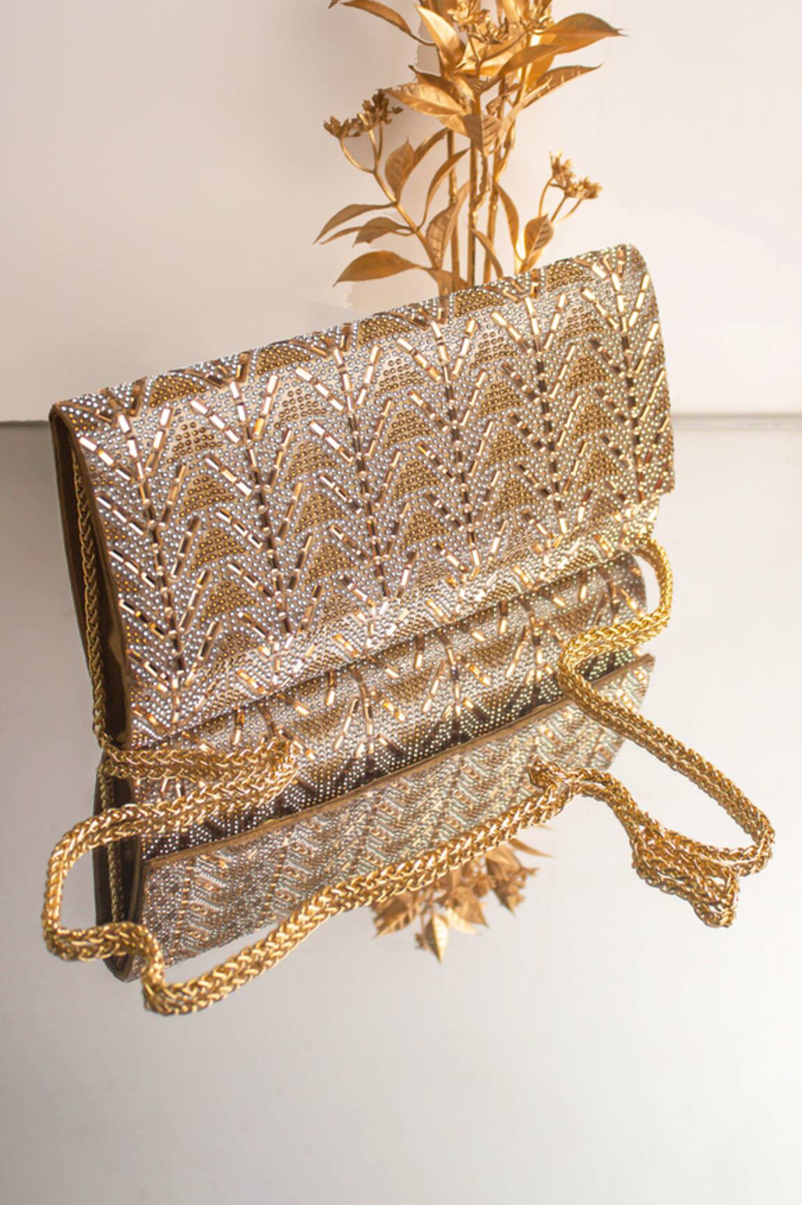 Alor Bags Magnifique Envelope Crystal Clutch