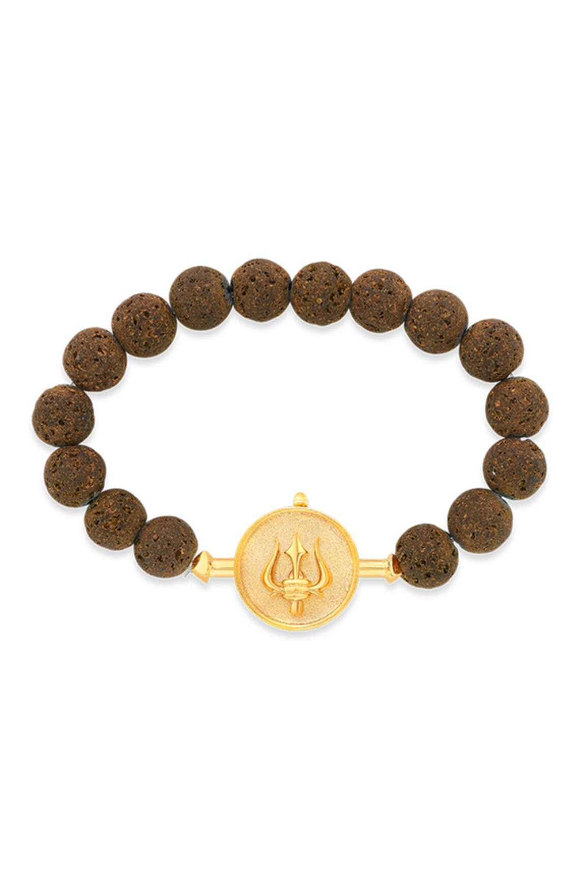 Isharya Trident Sunset Carved Charm