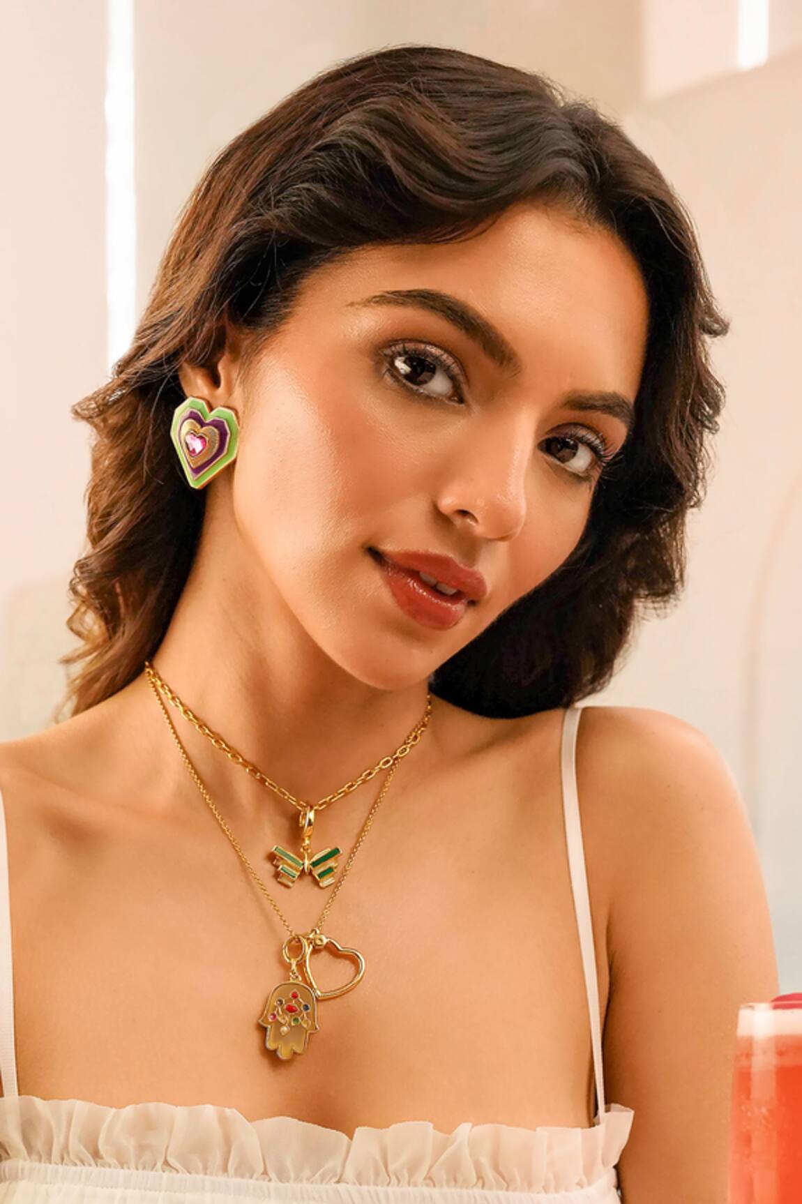Isharya Embellished Butterfly Charm
