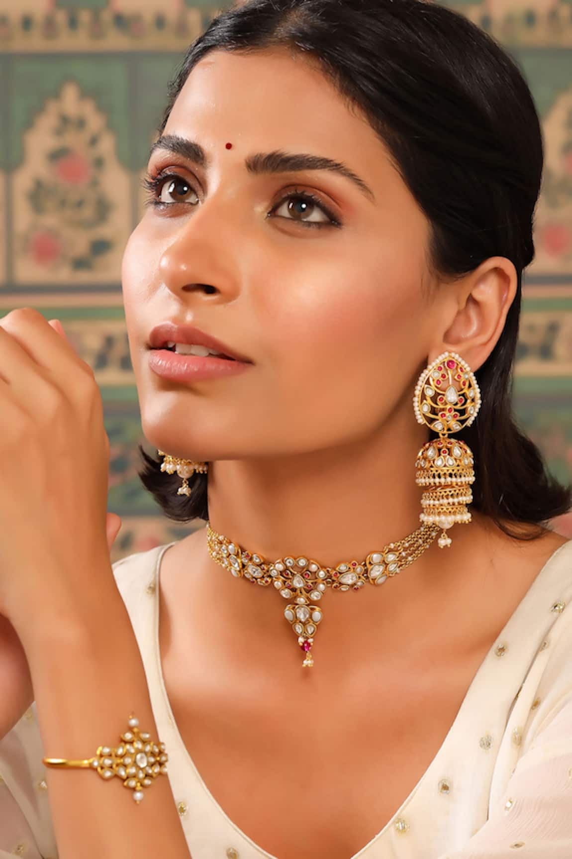 Tribe Amrapali Amira Mughal Stone Studded Choker