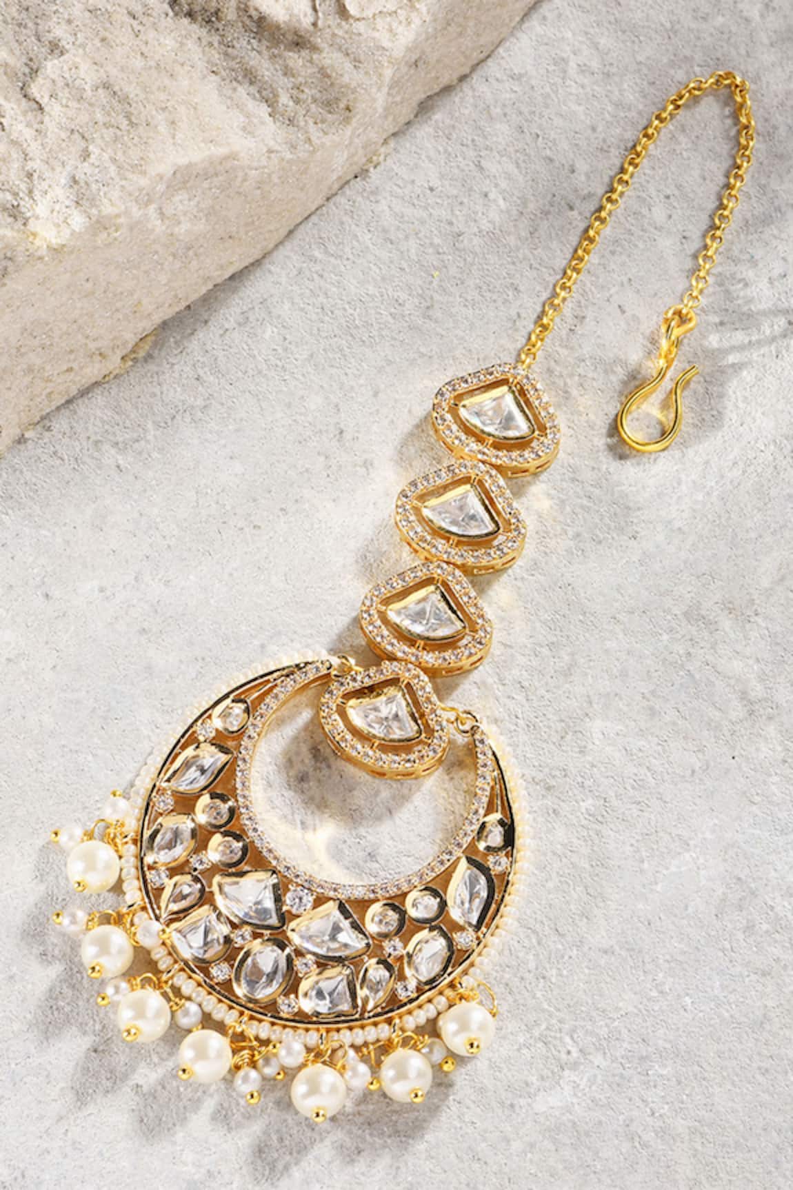 Joules by Radhika Kundan Embellished Mangtikka 