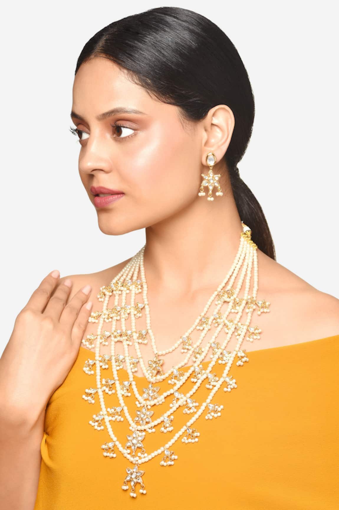 Raga Baubles Rani Embellished Layered Necklace Set