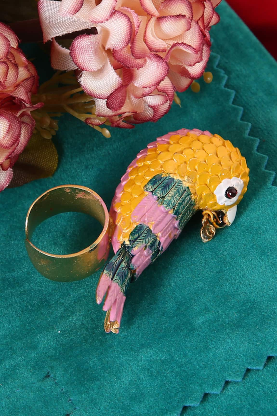Trupti Mohta Whimsical Bird Ring 