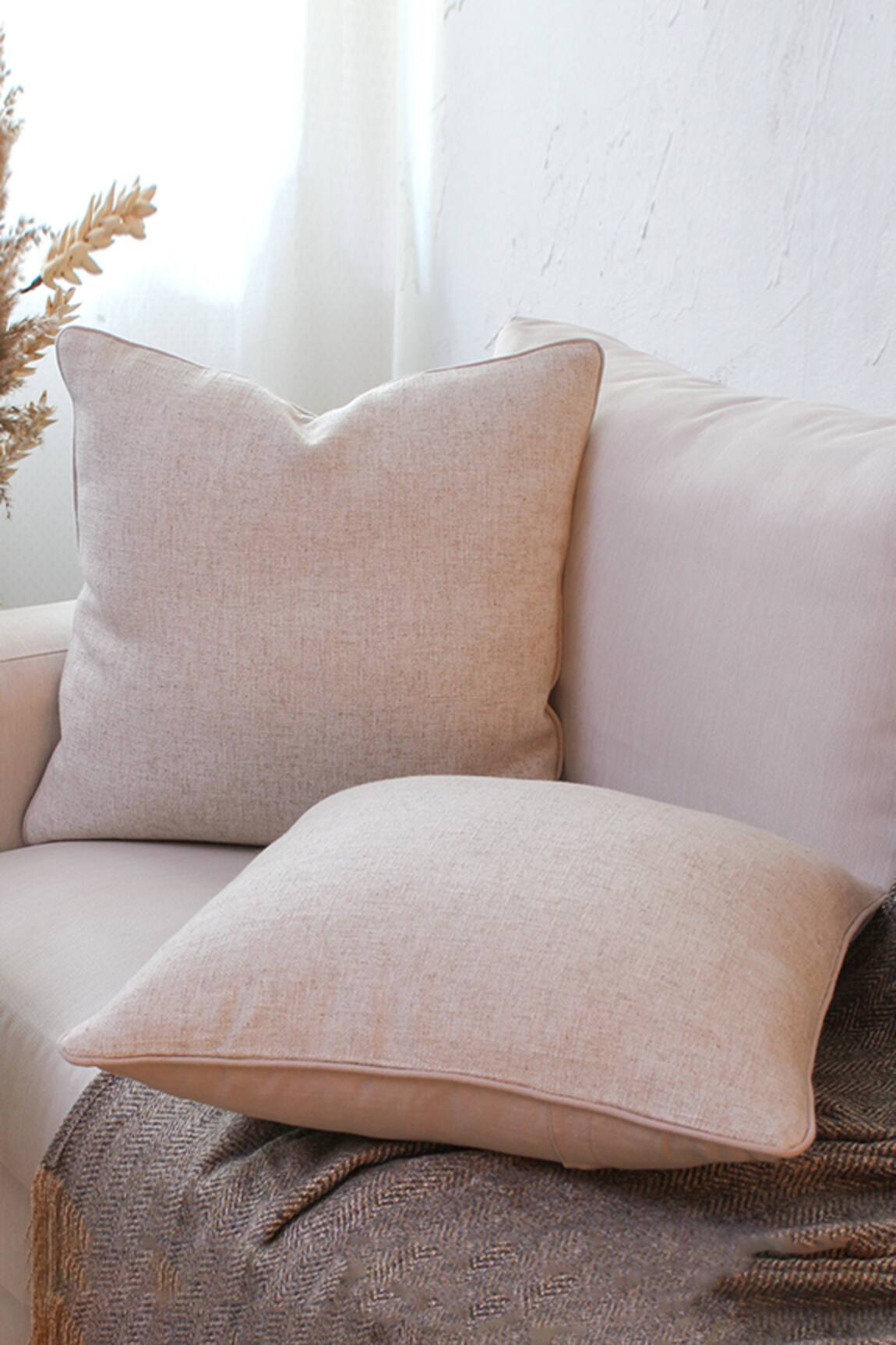 House This Sahyadri Embroidered Cushion Cover - 2 Pcs