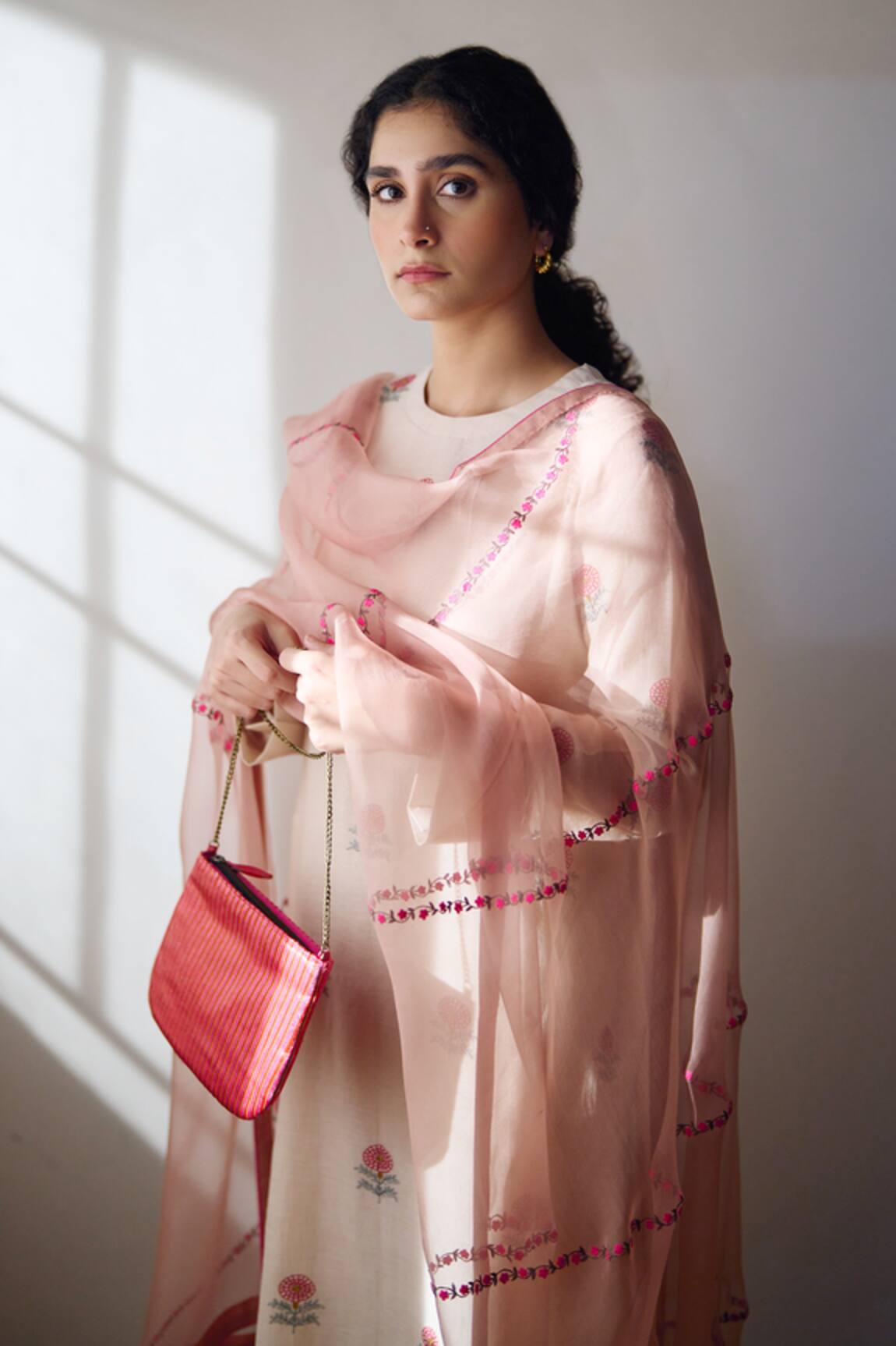 Dot Florina Organza dupatta