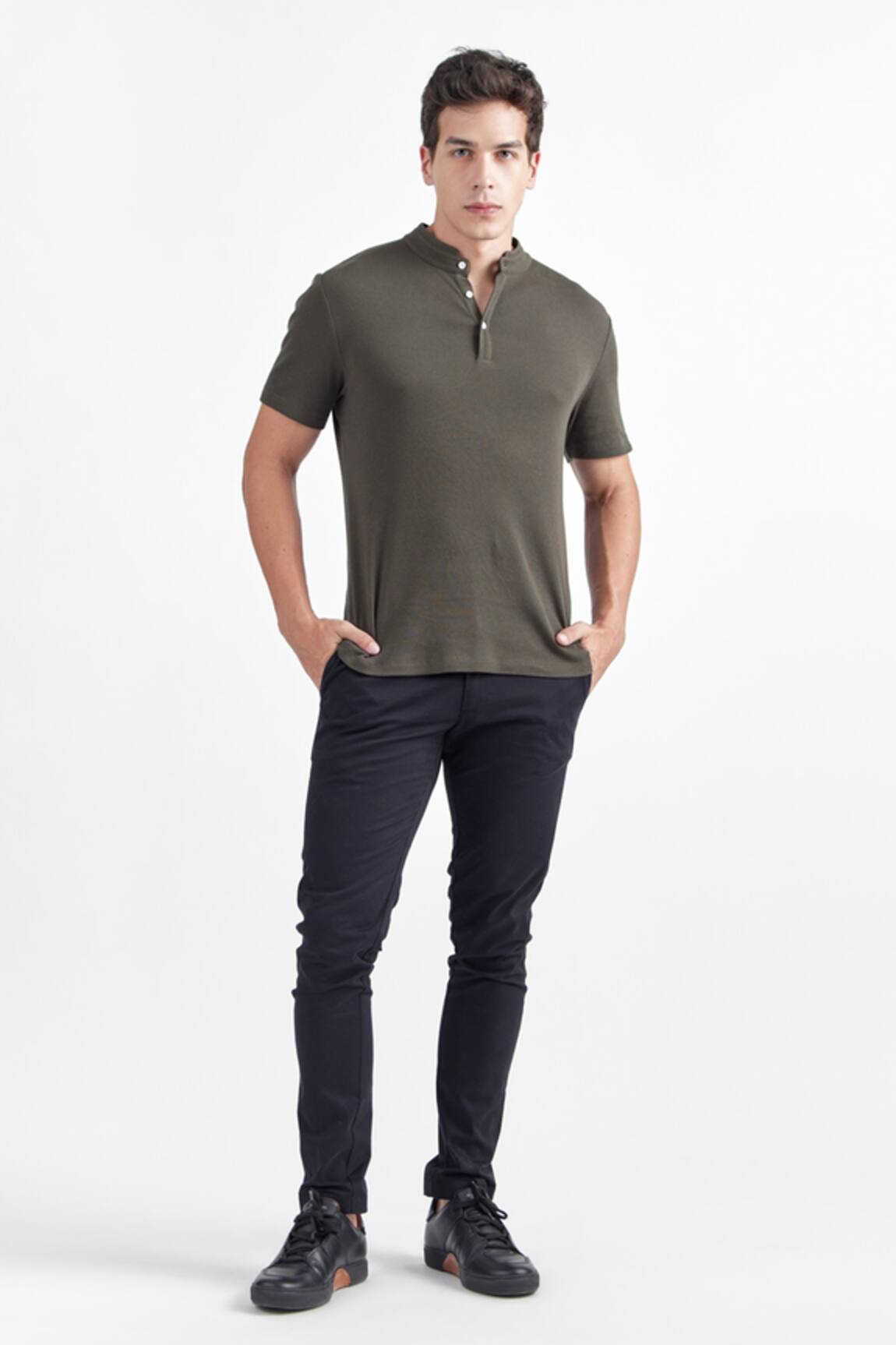 PERONA Wyatt Plain Cotton Tee