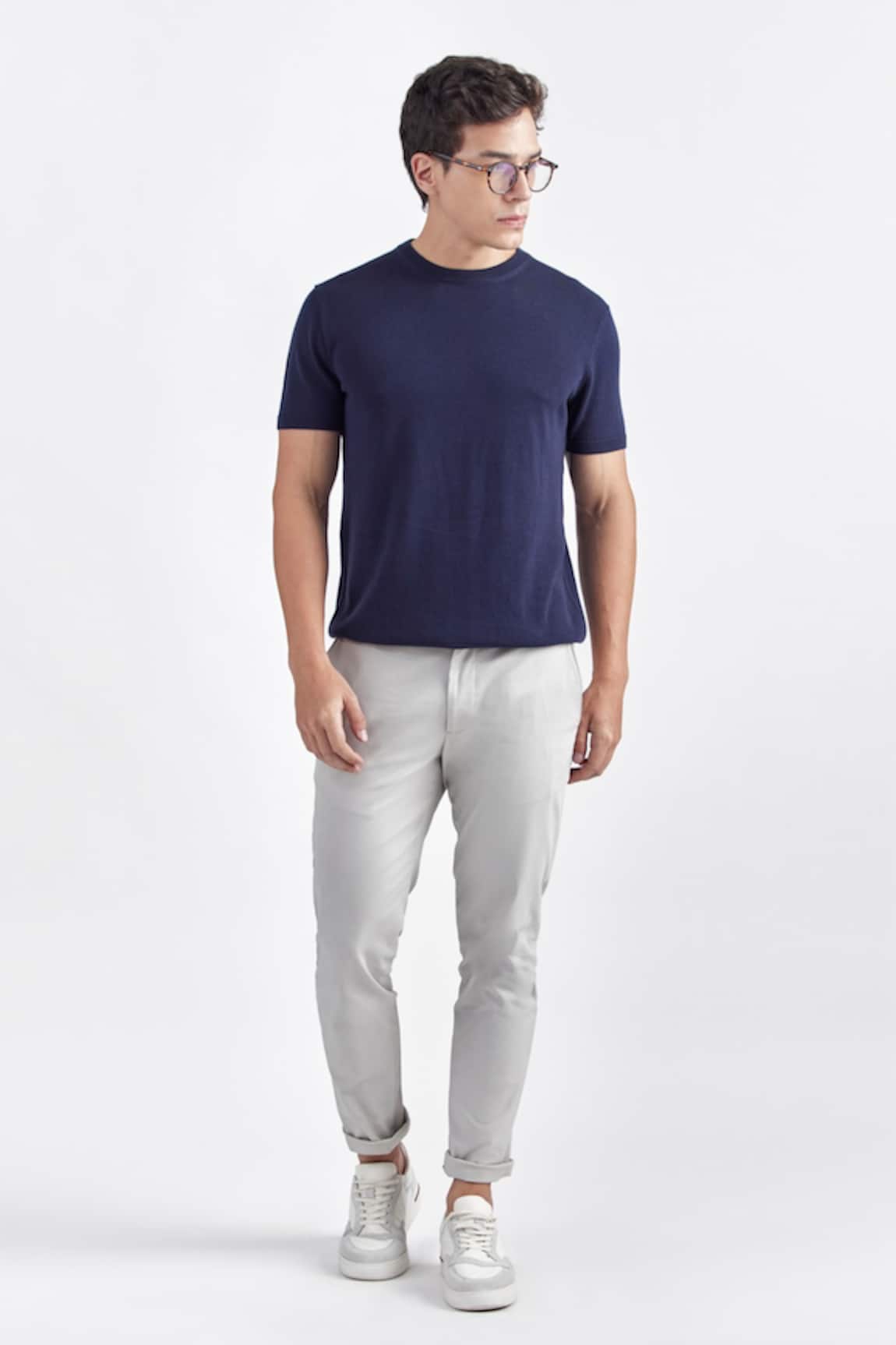 PERONA Cotton & Silk Short Sleeve Tee