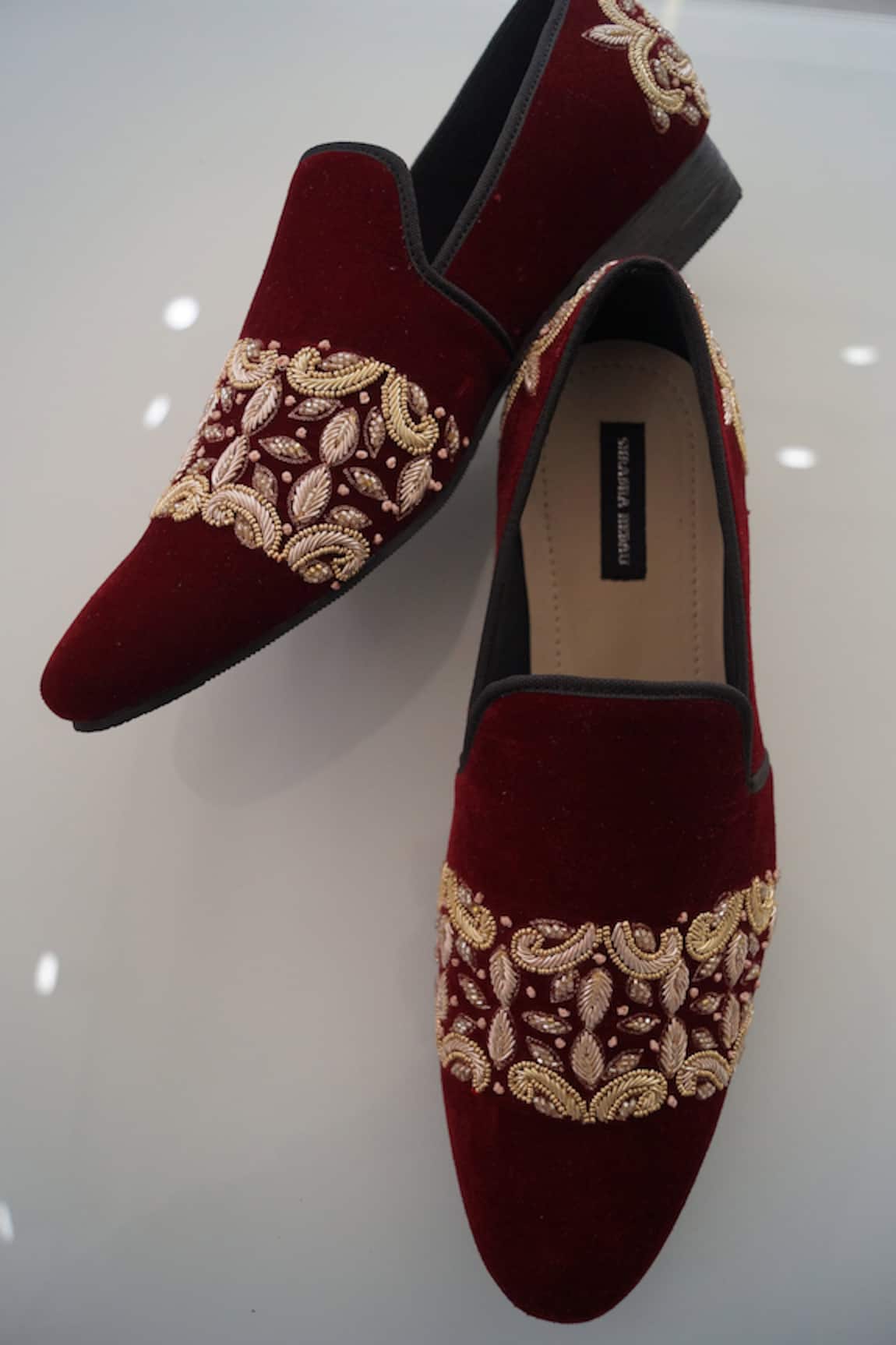Shradha Hedau Footwear Couture Gabriel Embroidered Loafers