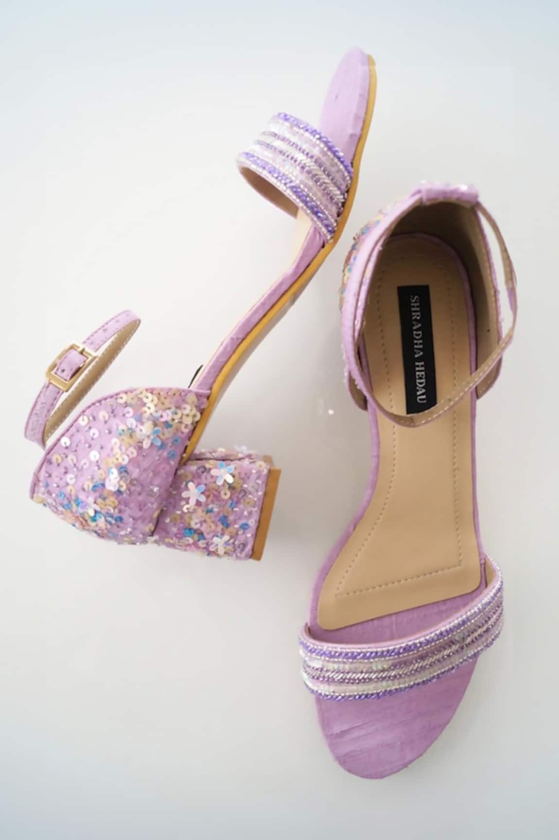 Shradha Hedau Footwear Couture Isla Embroidered Heels