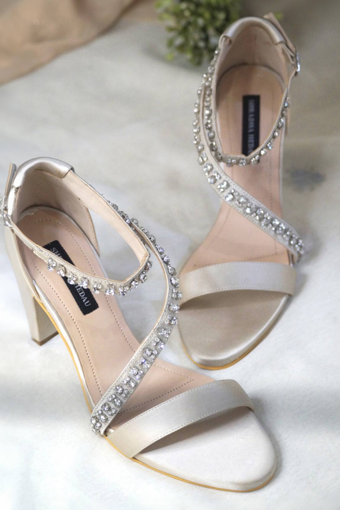 Shradha Hedau Footwear Couture Lola Strap Embellished Heels