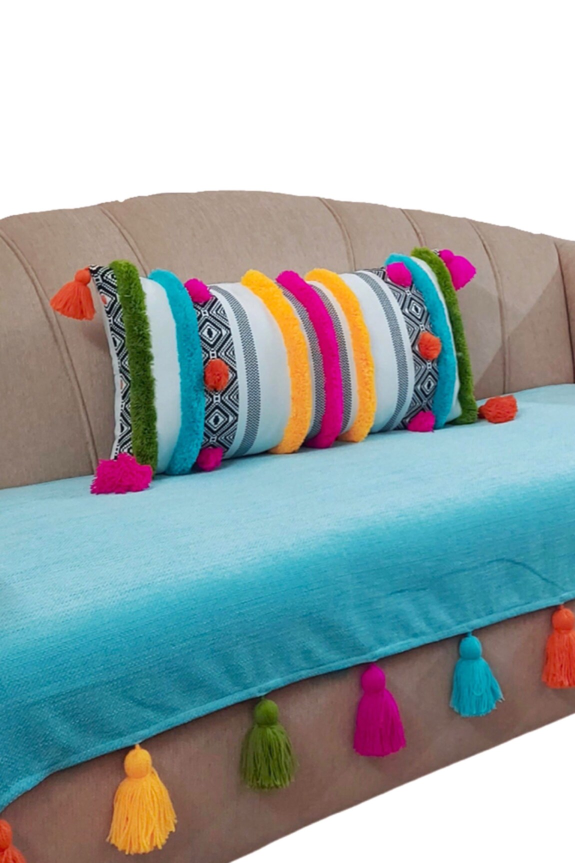 Throwpillow Boho Lumbar Cover