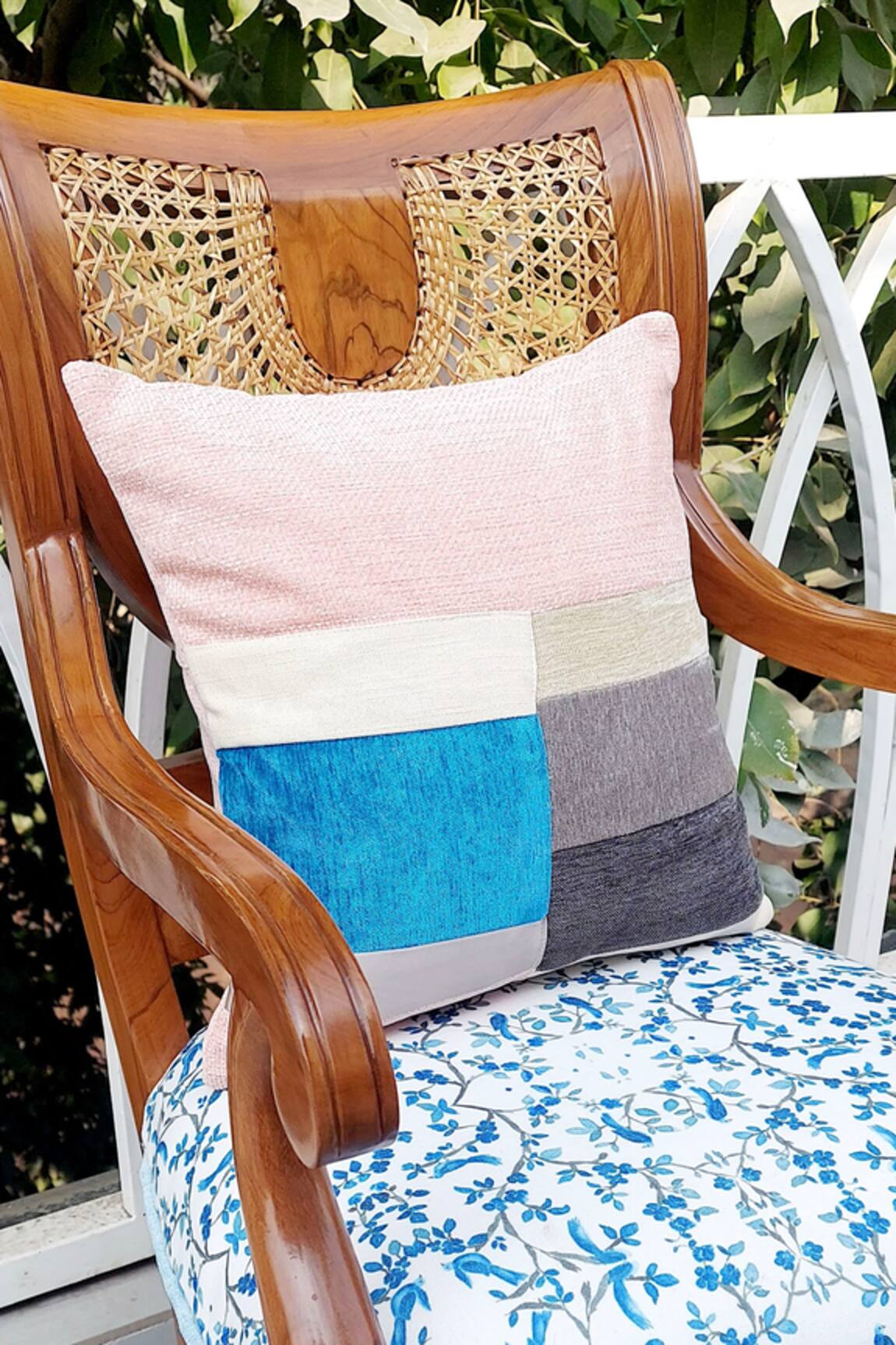 Throwpillow Color Block Cushion Cover - Single Pc