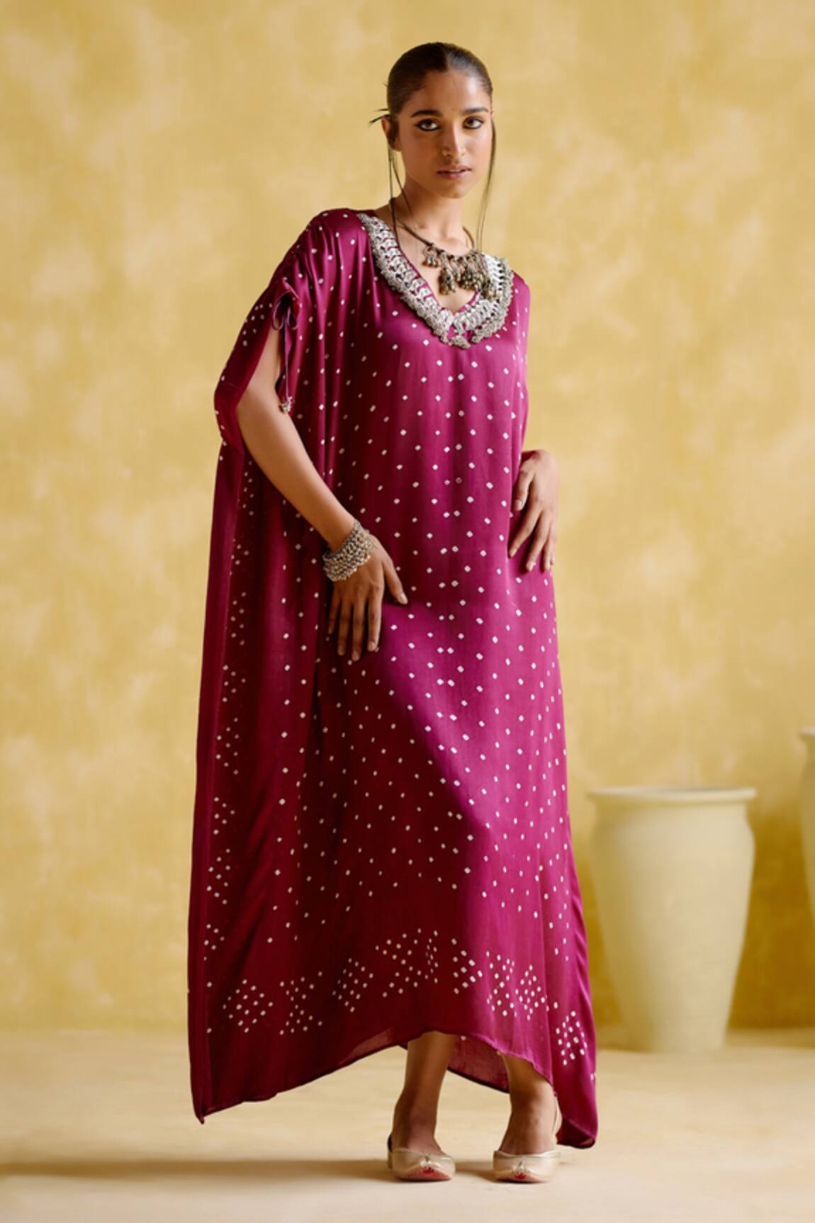 5elements Dakshayani Printed Kaftan 