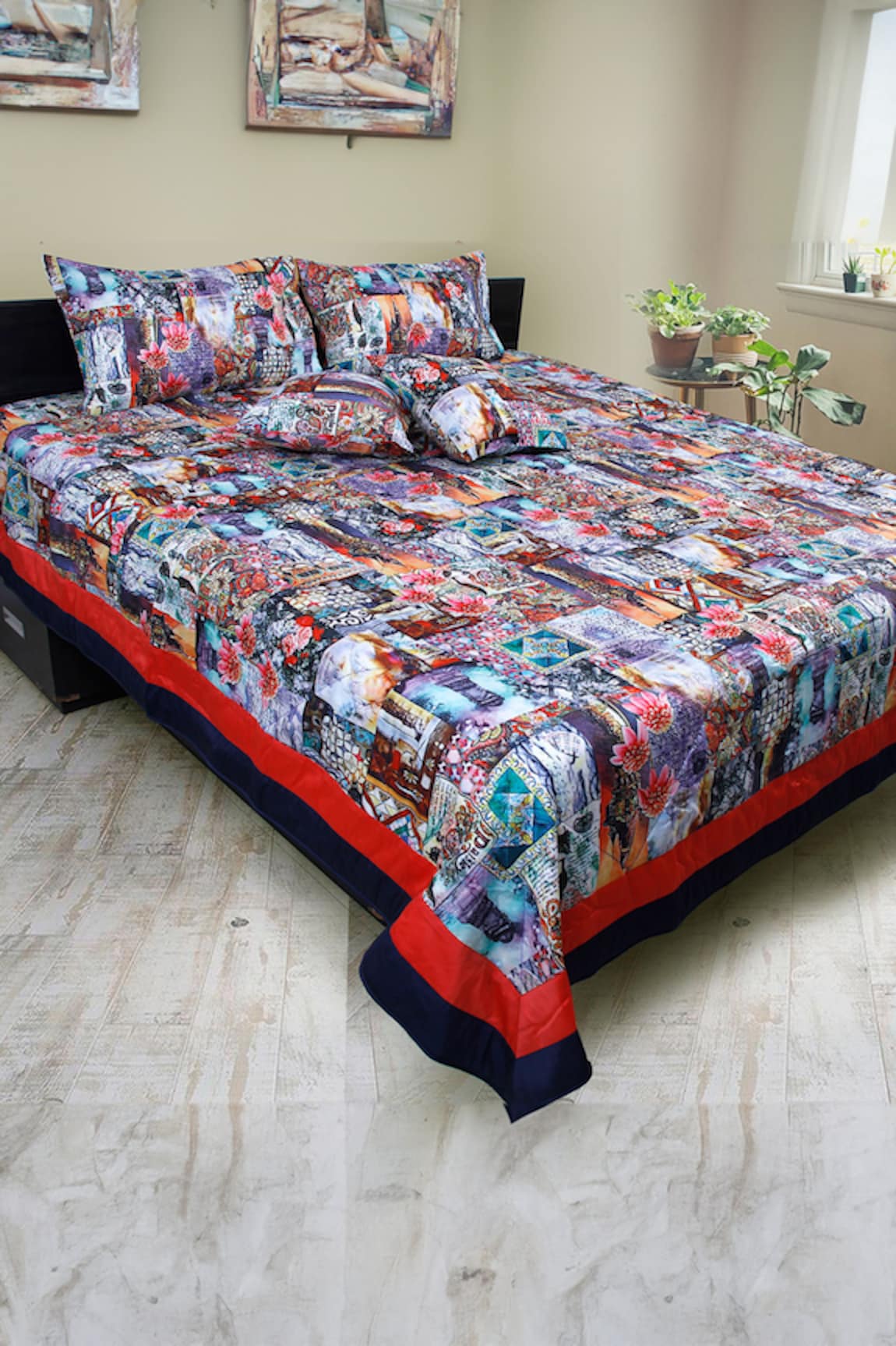 CocoBee Digital Print Bedsheet Set