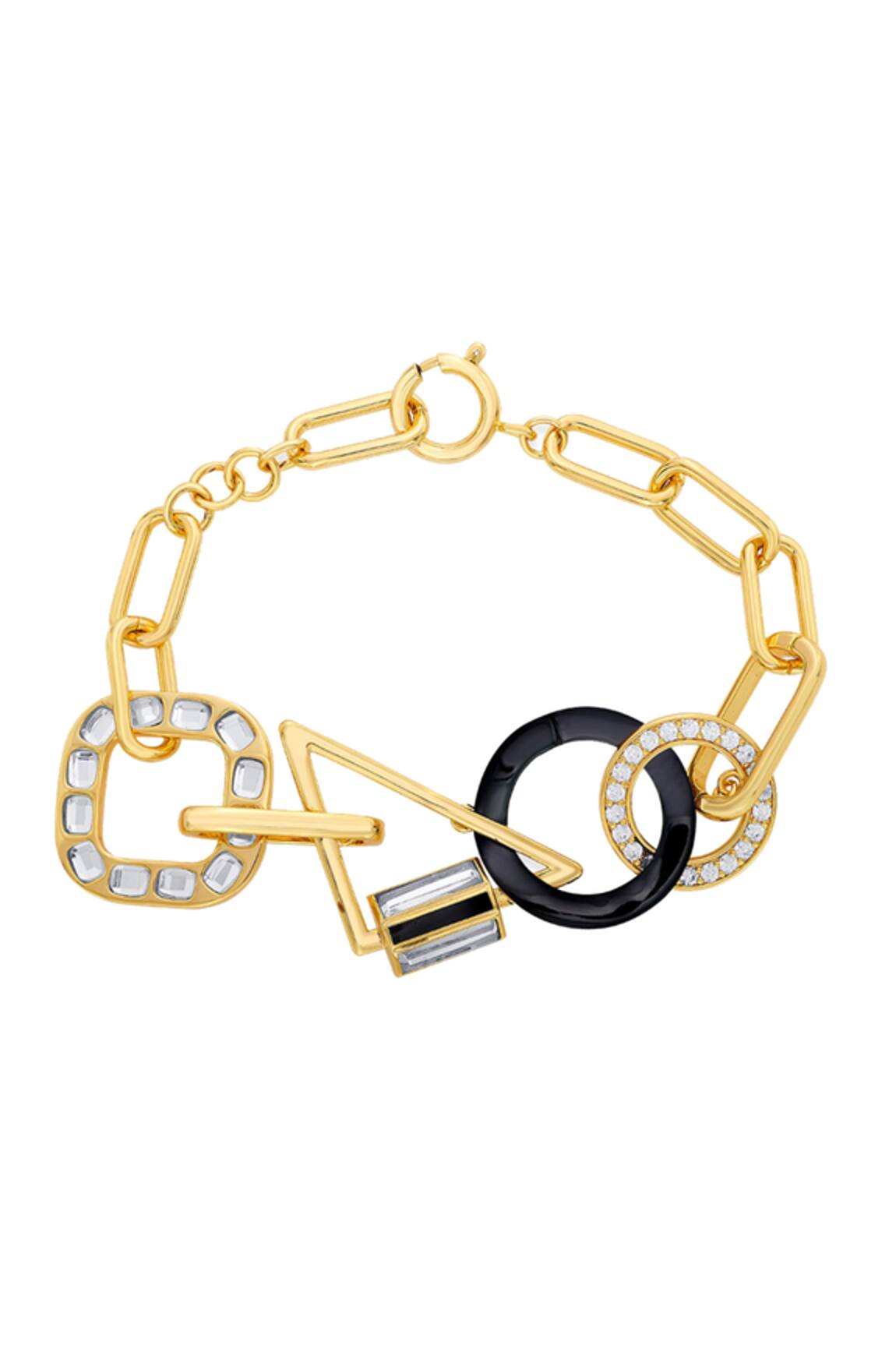 Isharya Stan Abstract Link Bracelet - Single Pc