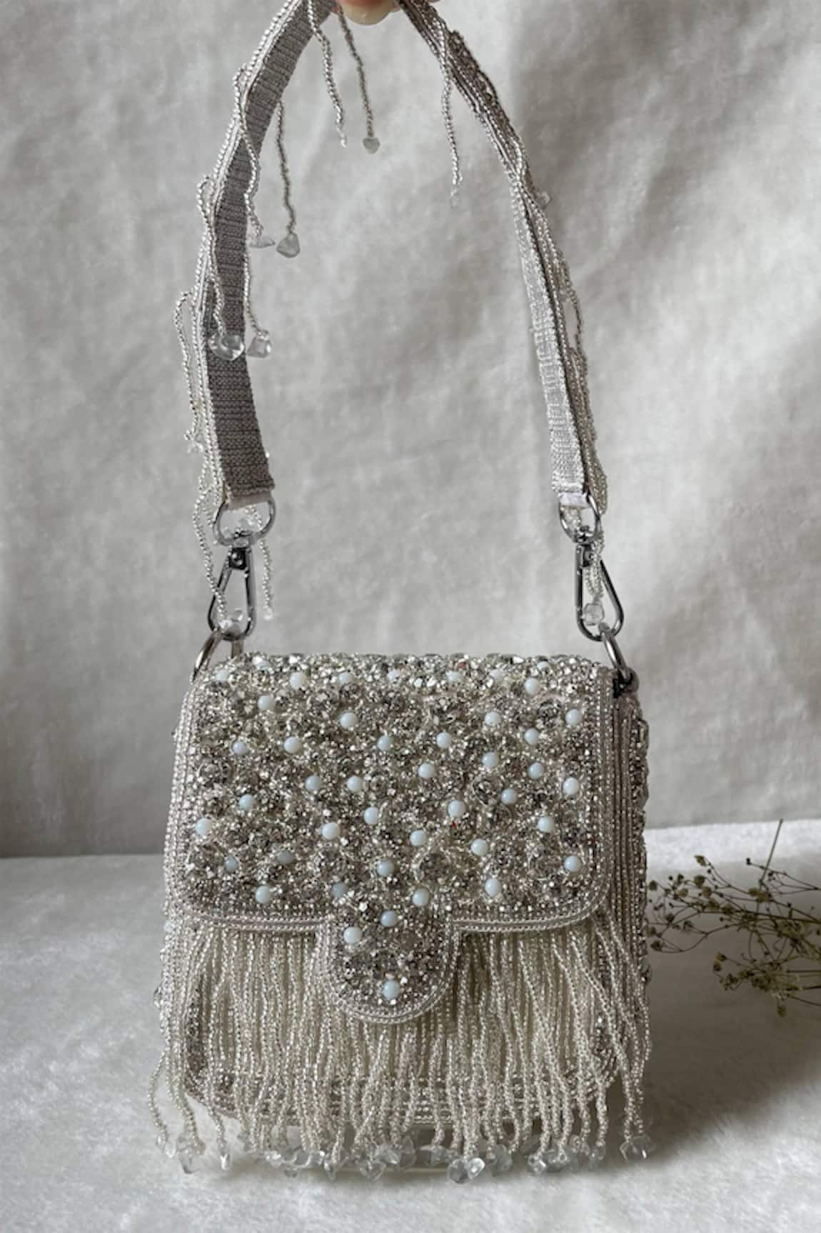 Kreivo by Vamanshi Damania Beaded Mini Bag