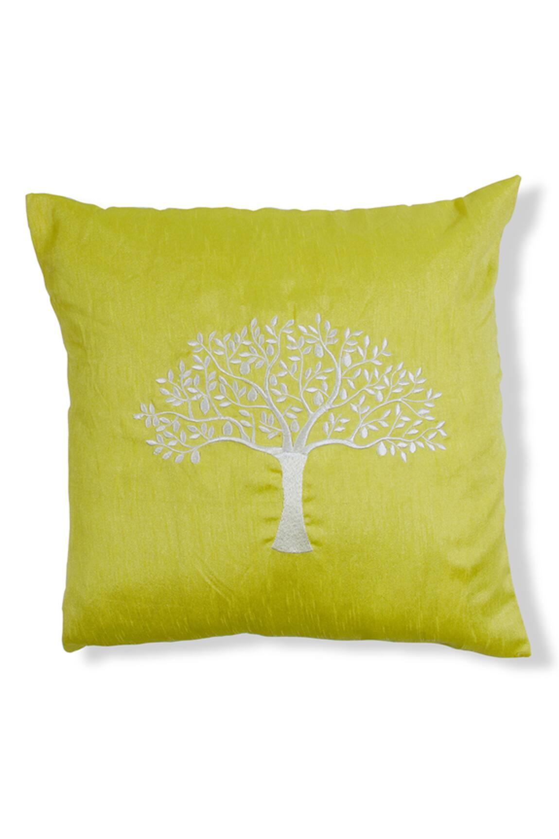 CocoBee Tree Embroidered Cushion Cover