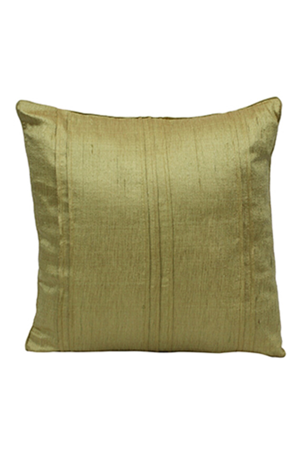 Perenne Design Handloom Silk Square Cushion Cover with Filler