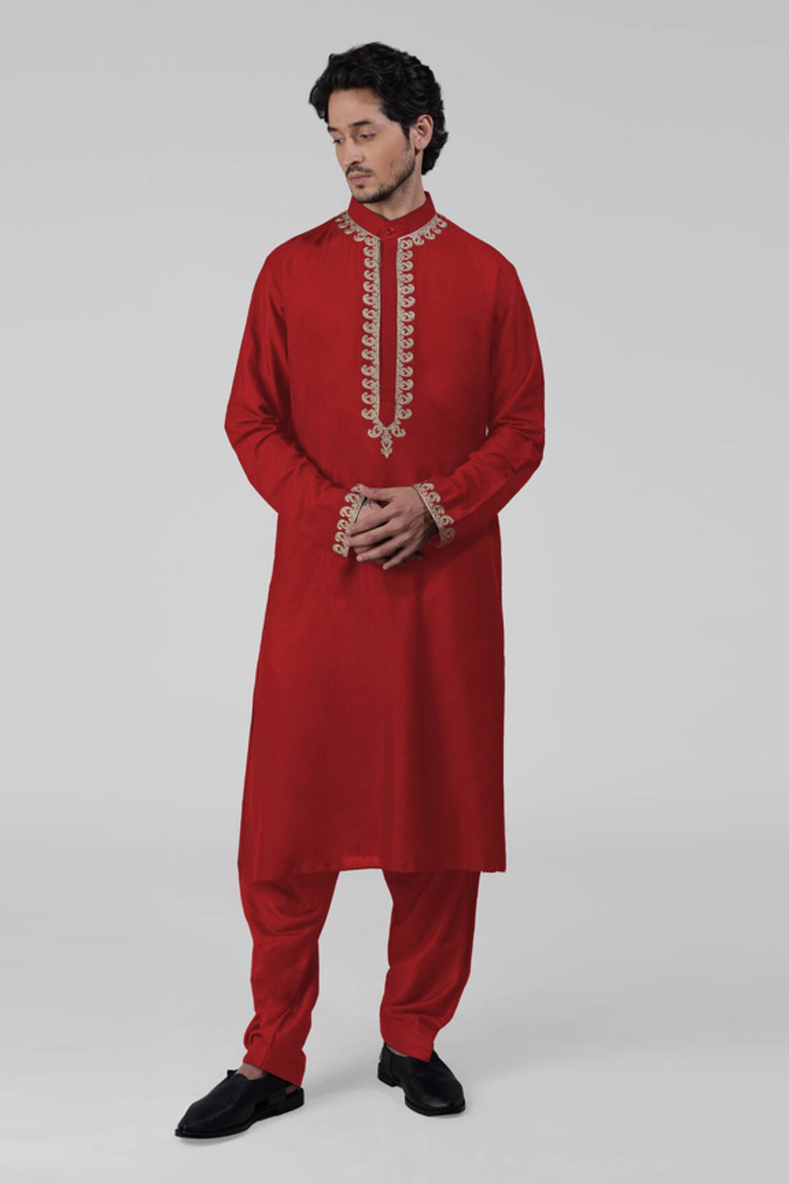 Talking Threads Thread Work Kurta Salwar Set 