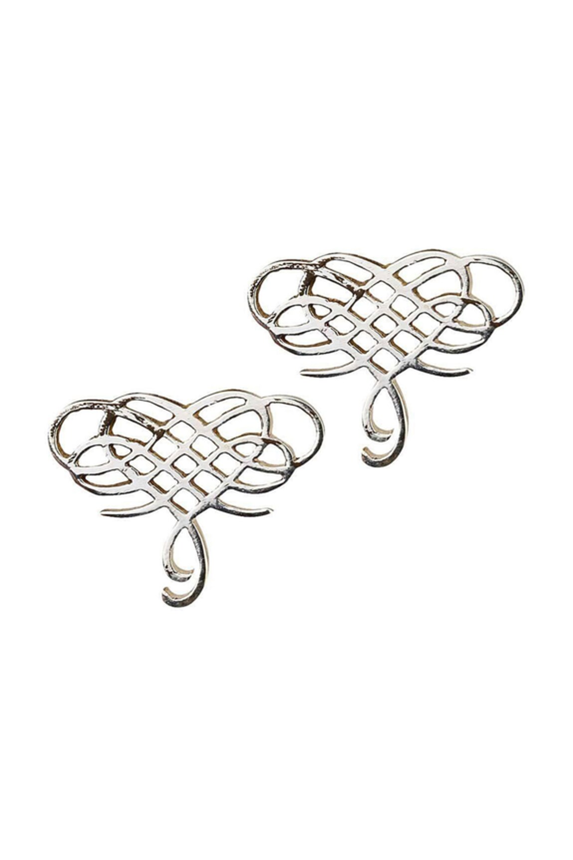 Eina Ahluwalia Silver Plated Infinite Love Stud Earrings