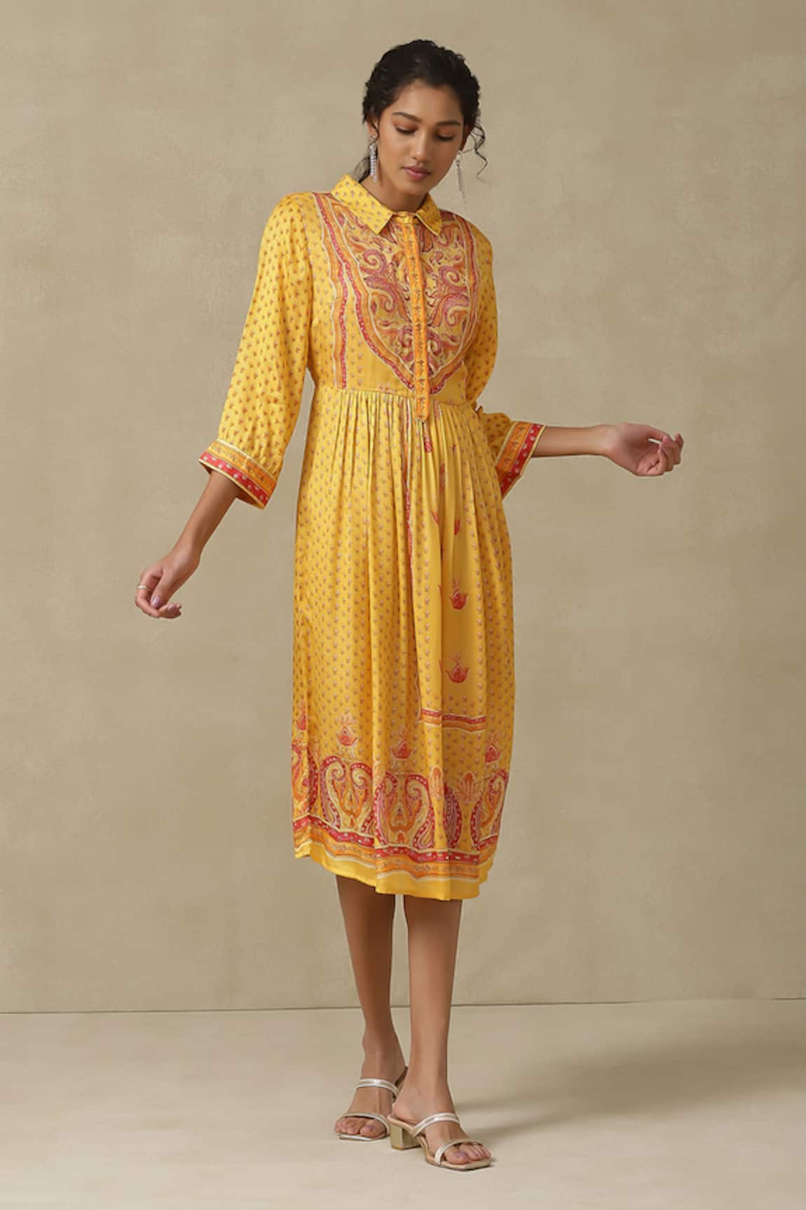 Aarke Ritu Kumar Paisley Print Dress