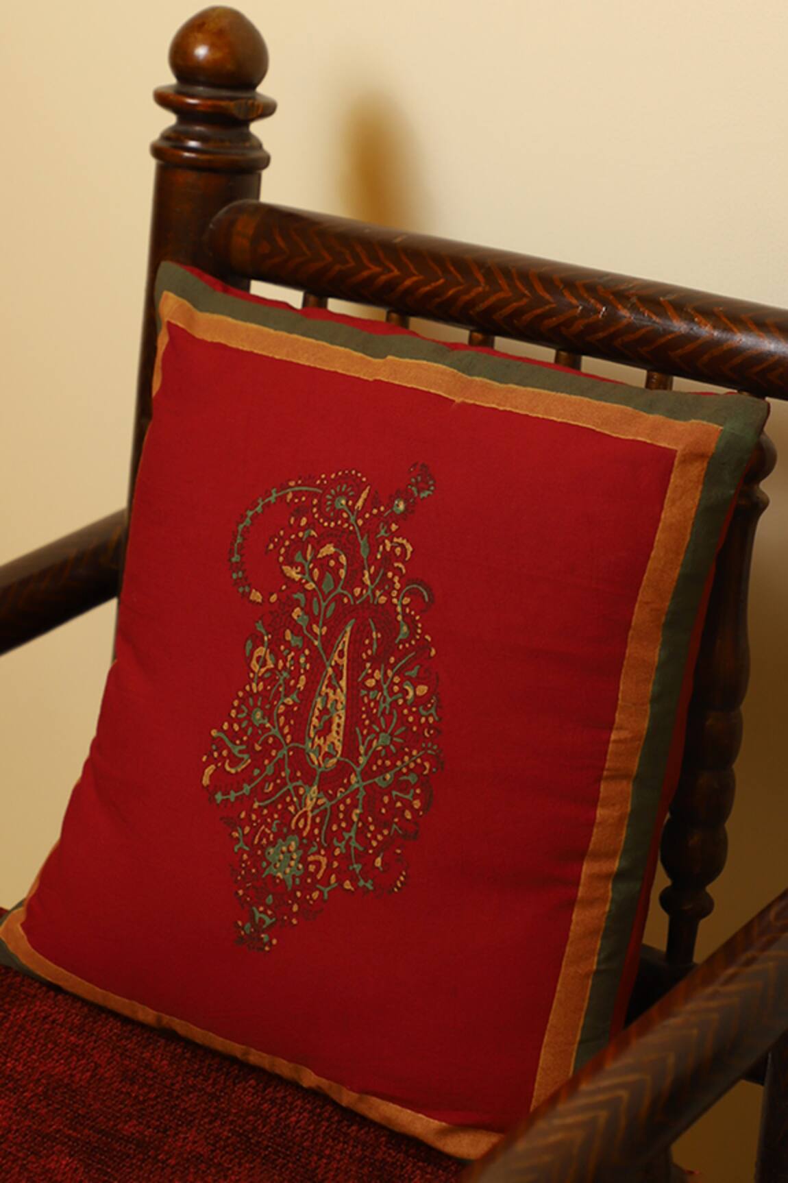 Inheritance India Hand Block Print Cushion Cover- Set of 4