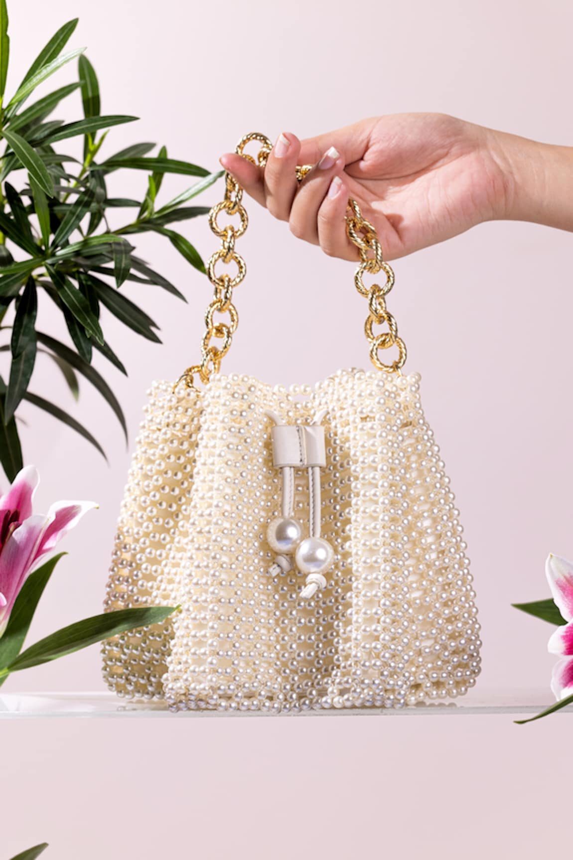 The Leather Garden Jaipur Beaded Potli Bag