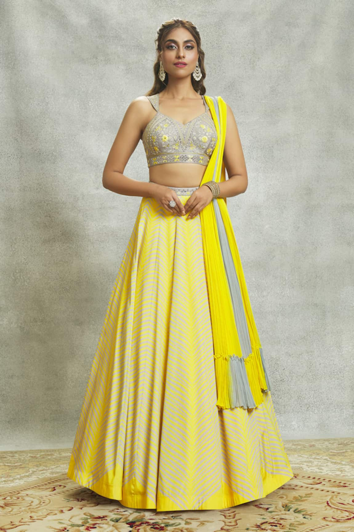 Alaya Advani Embroidered Lehenga Set