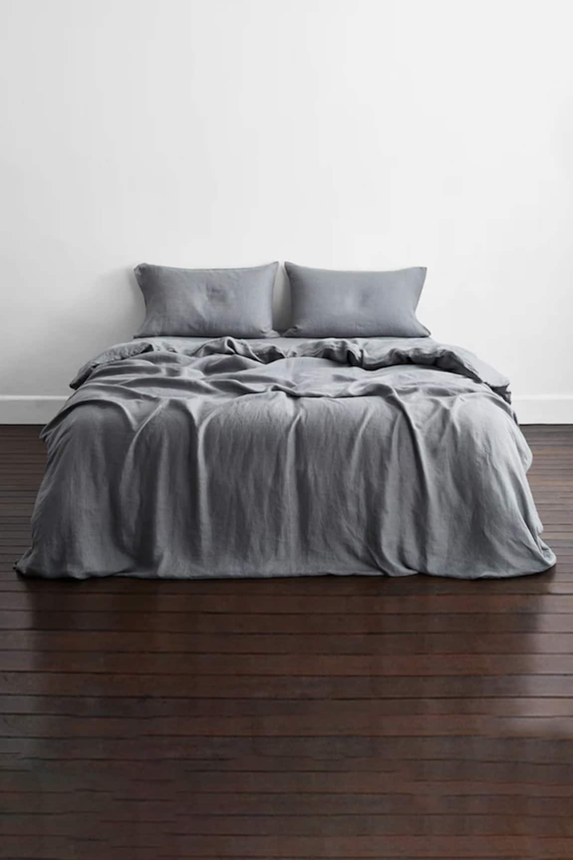 Thread Connect Pure Linen Duvet Cover Bedsheet Set