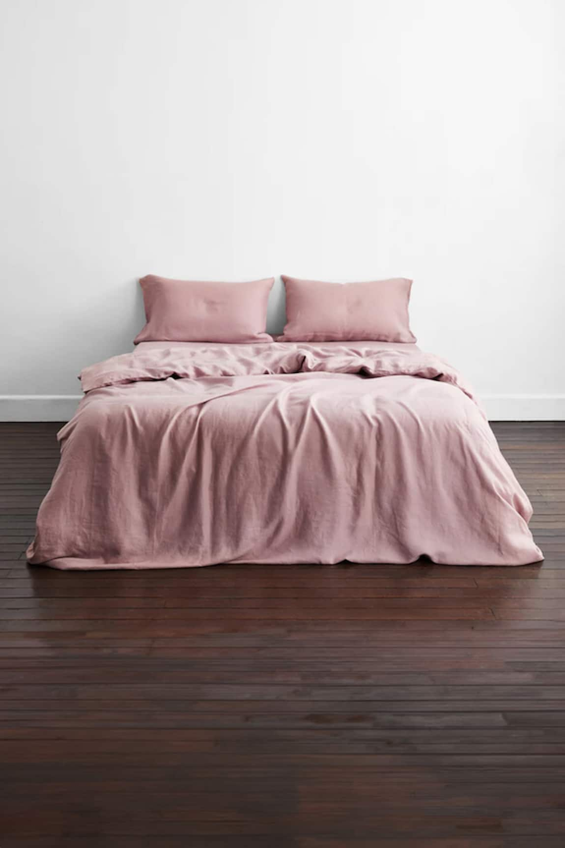 Thread Connect Linen Solid Duvet Cover Set