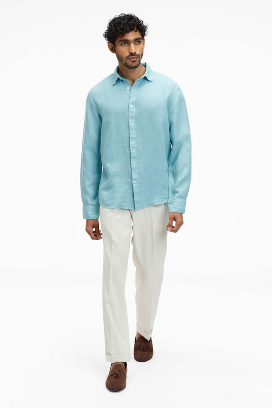 Terra Luna Coda Linen Button Down Shirt
