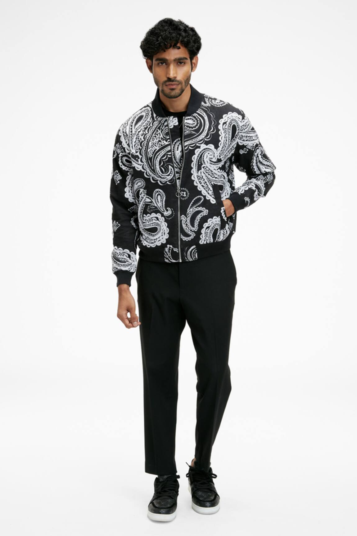 Terra Luna Berghain Printed Organic Handloom Cotton Jacket