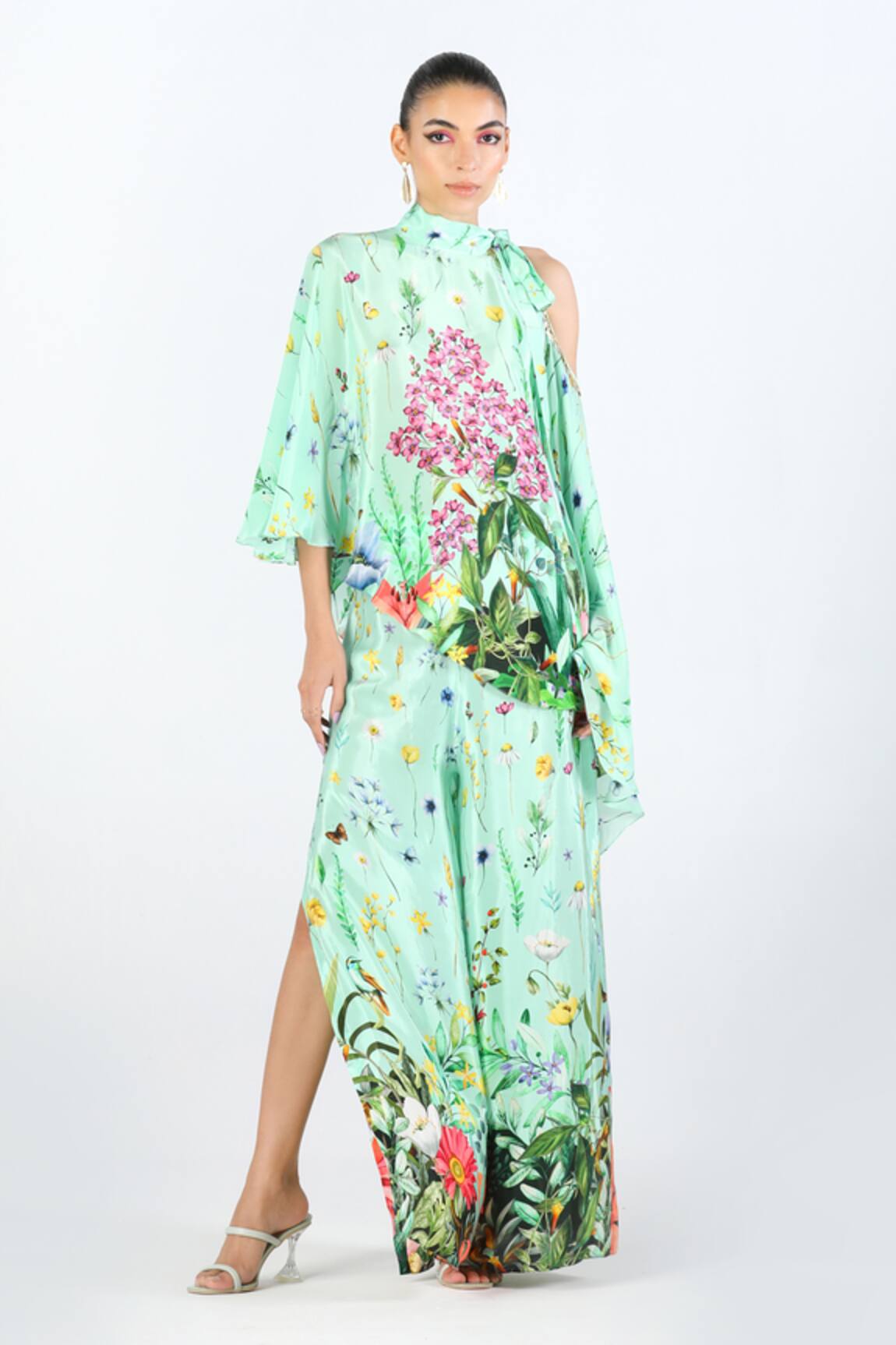 Limerick by Abirr N' Nanki Zade Floral Print Top & Pant Set