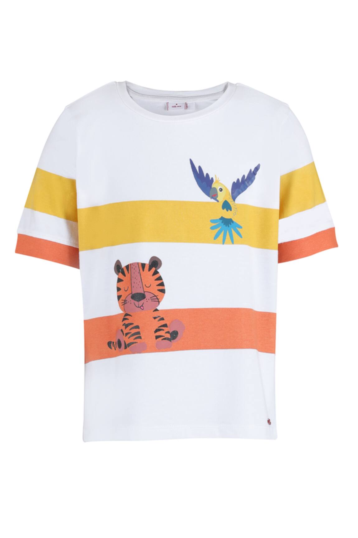 Rang by Lespetits Tiger Parrot Camouflage T-Shirt