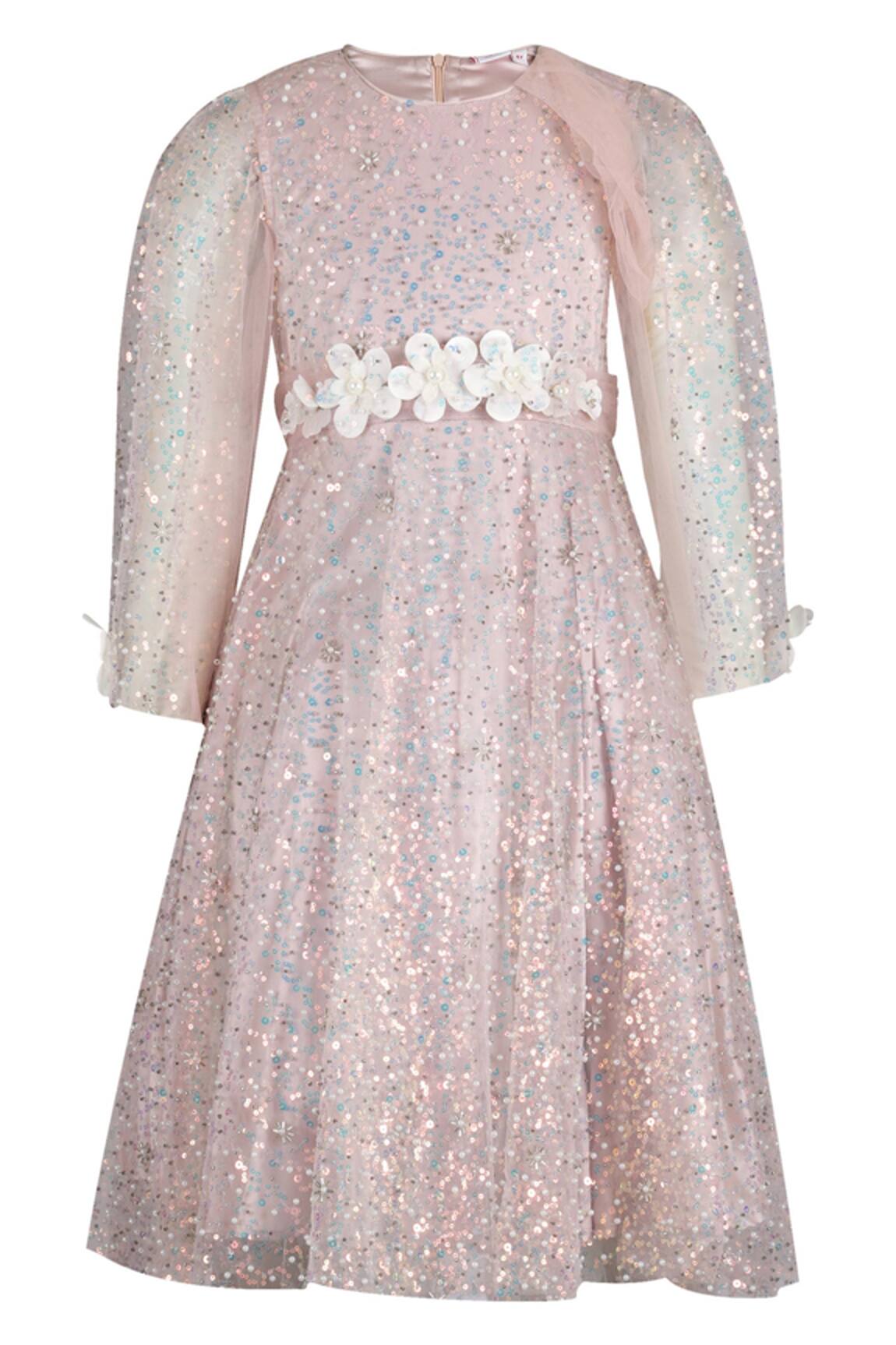 Rang by Lespetits 3D Floral Embellished Dress