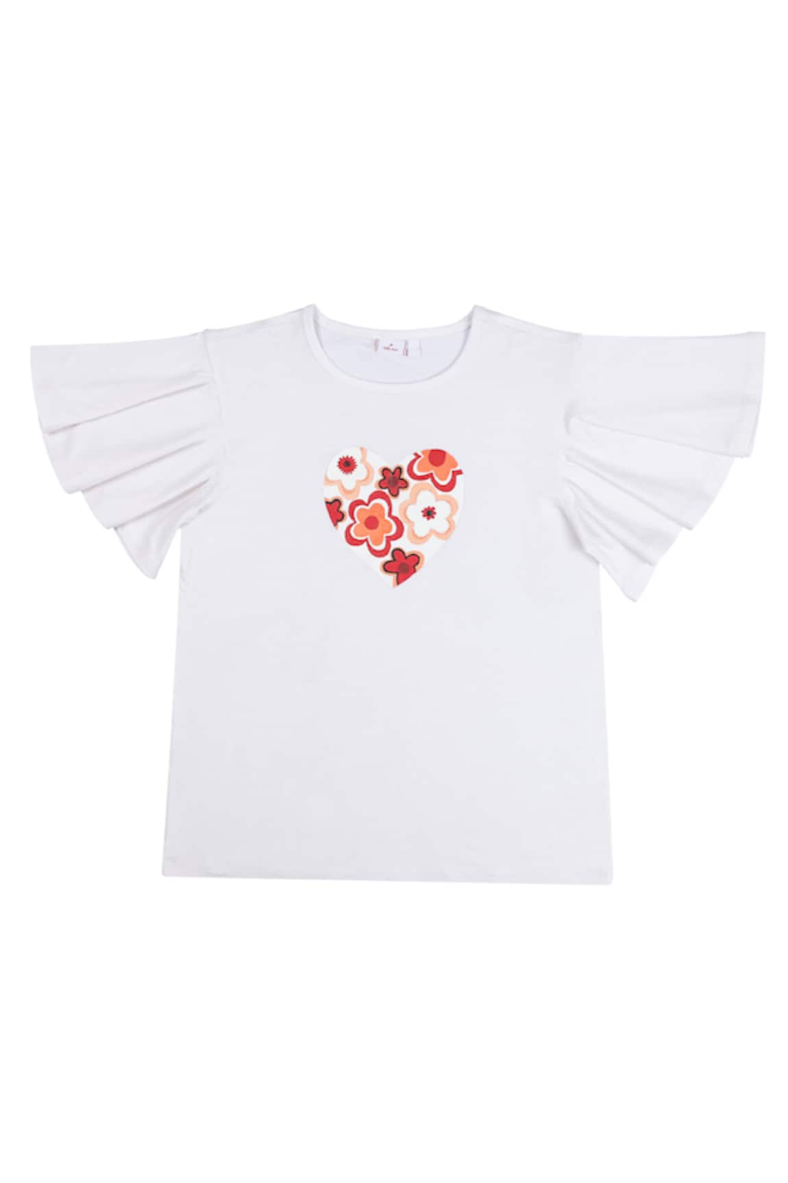 Rang by Lespetits Floral Heart T-Shirt