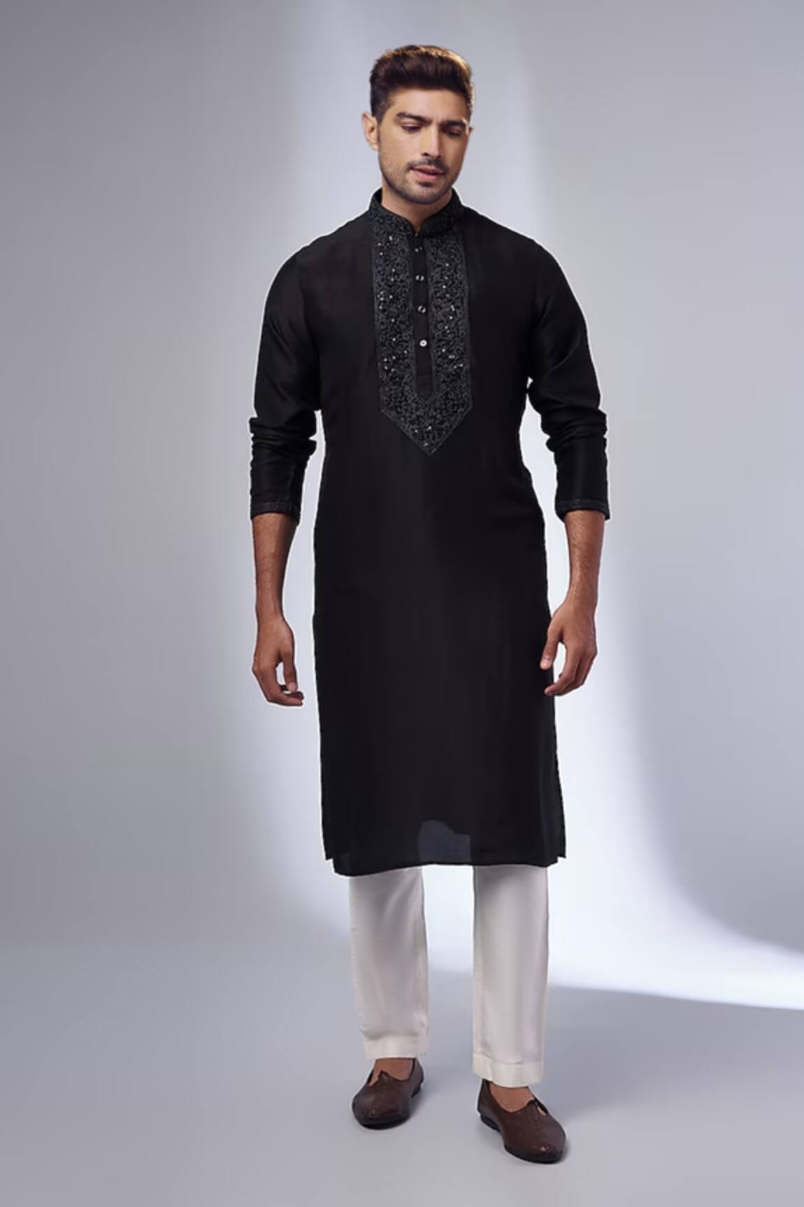 SAMMOHAN CEREMONIAL Dori Hand Embroidered Kurta & Pant Set