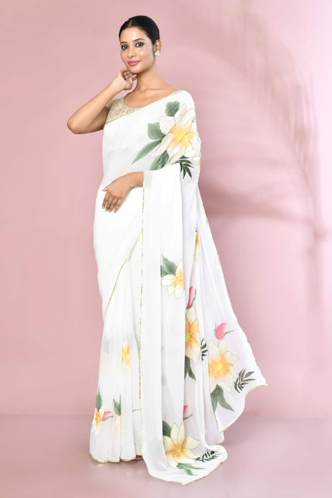 Anaya by Akruthi Hand Painted Saree