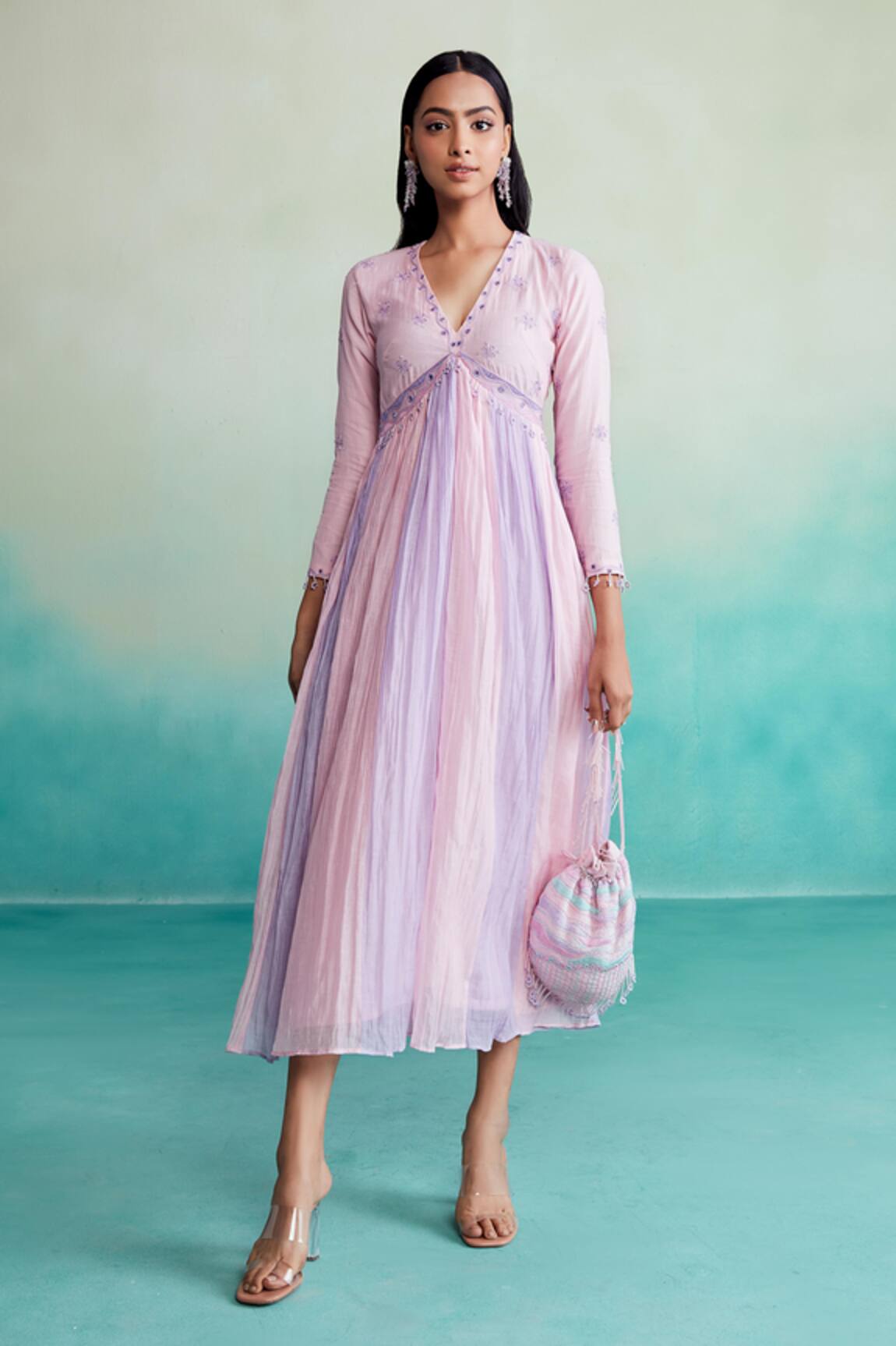 The Right Cut Petala Hand Embroidered Dress