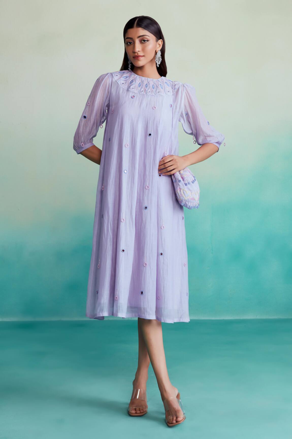 The Right Cut Mystique Hand Embroidered Dress