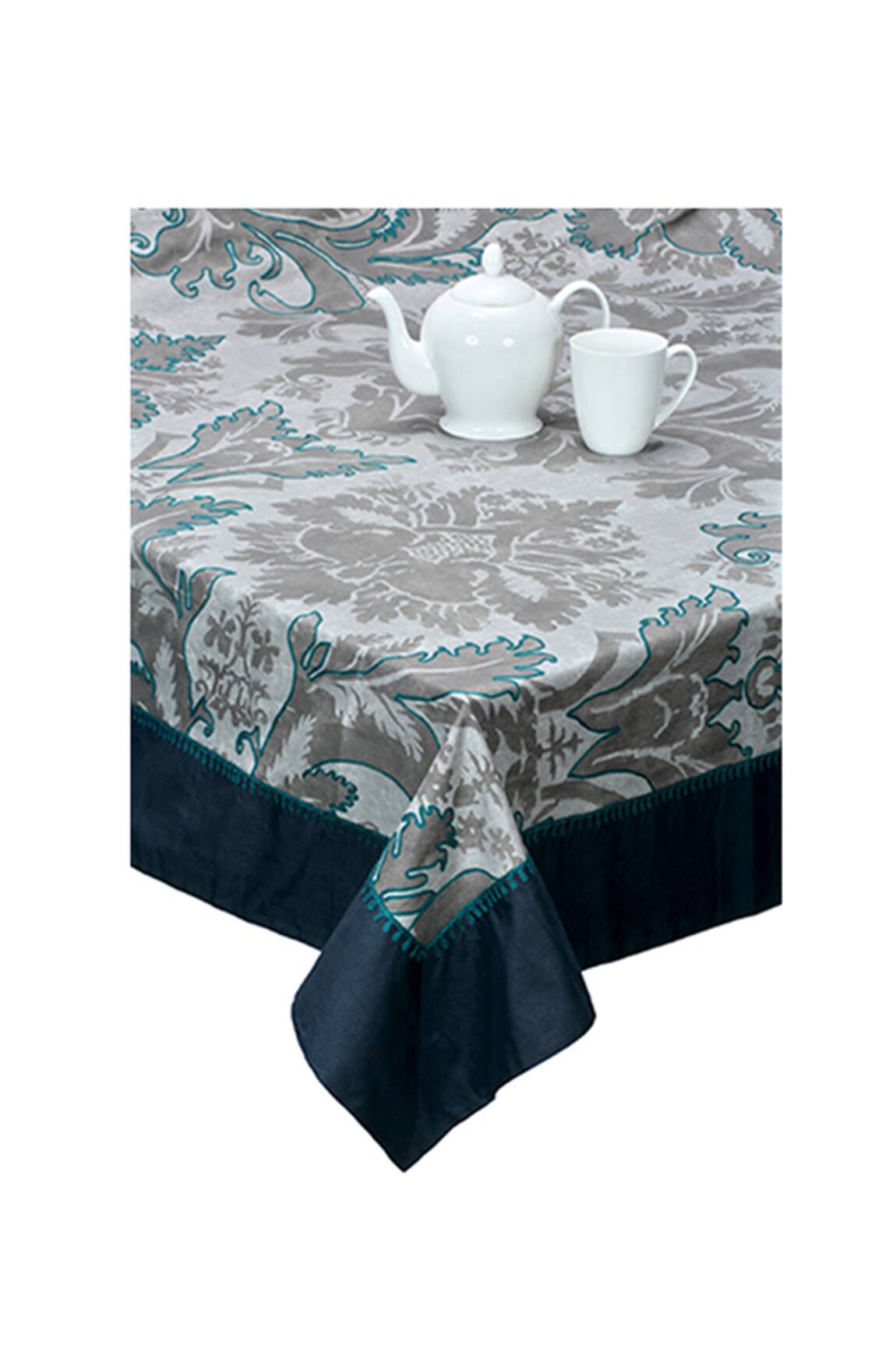 Perenne Design Printed Table Cloth Fits 8-10 Seater Table