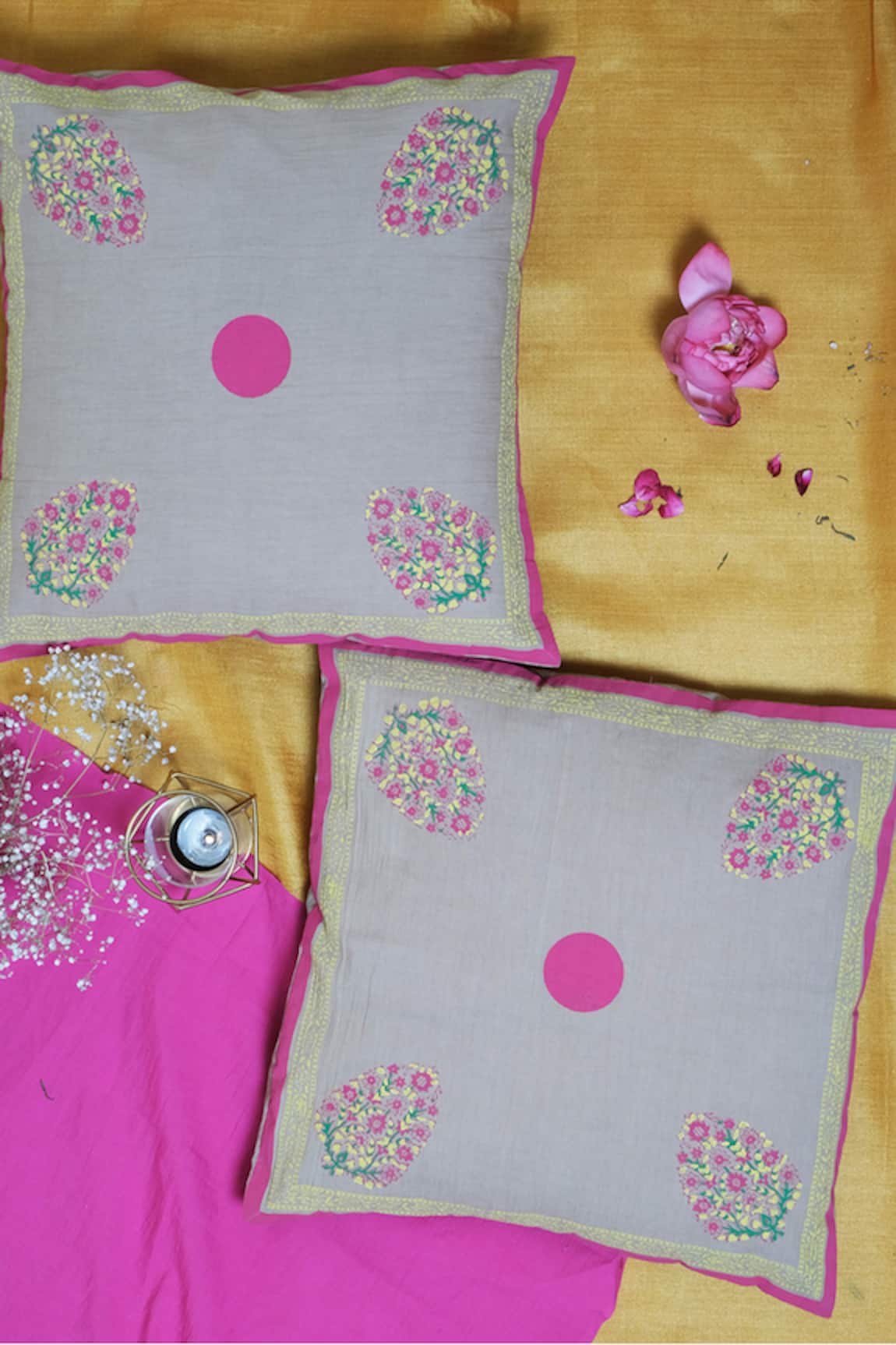 Inheritance India Cotton Cushion Covers - Set of 4