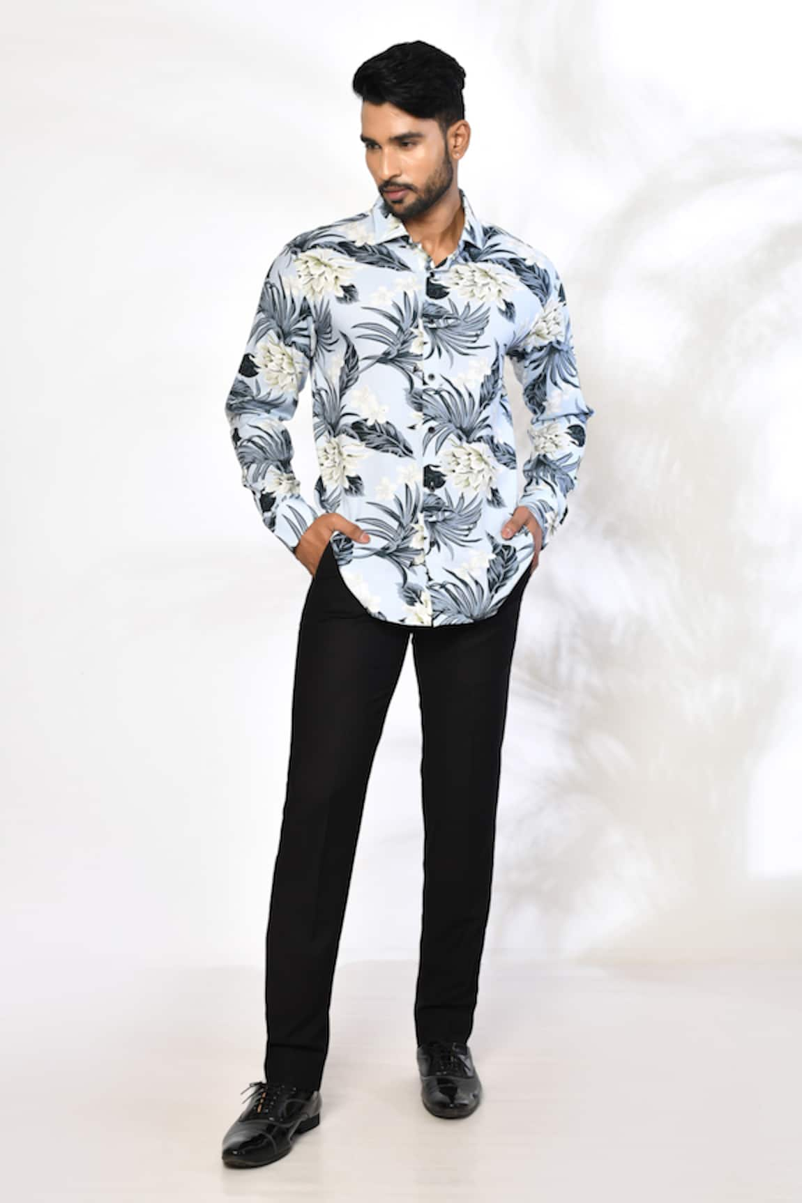 Arihant Rai Sinha Floral Print Shirt