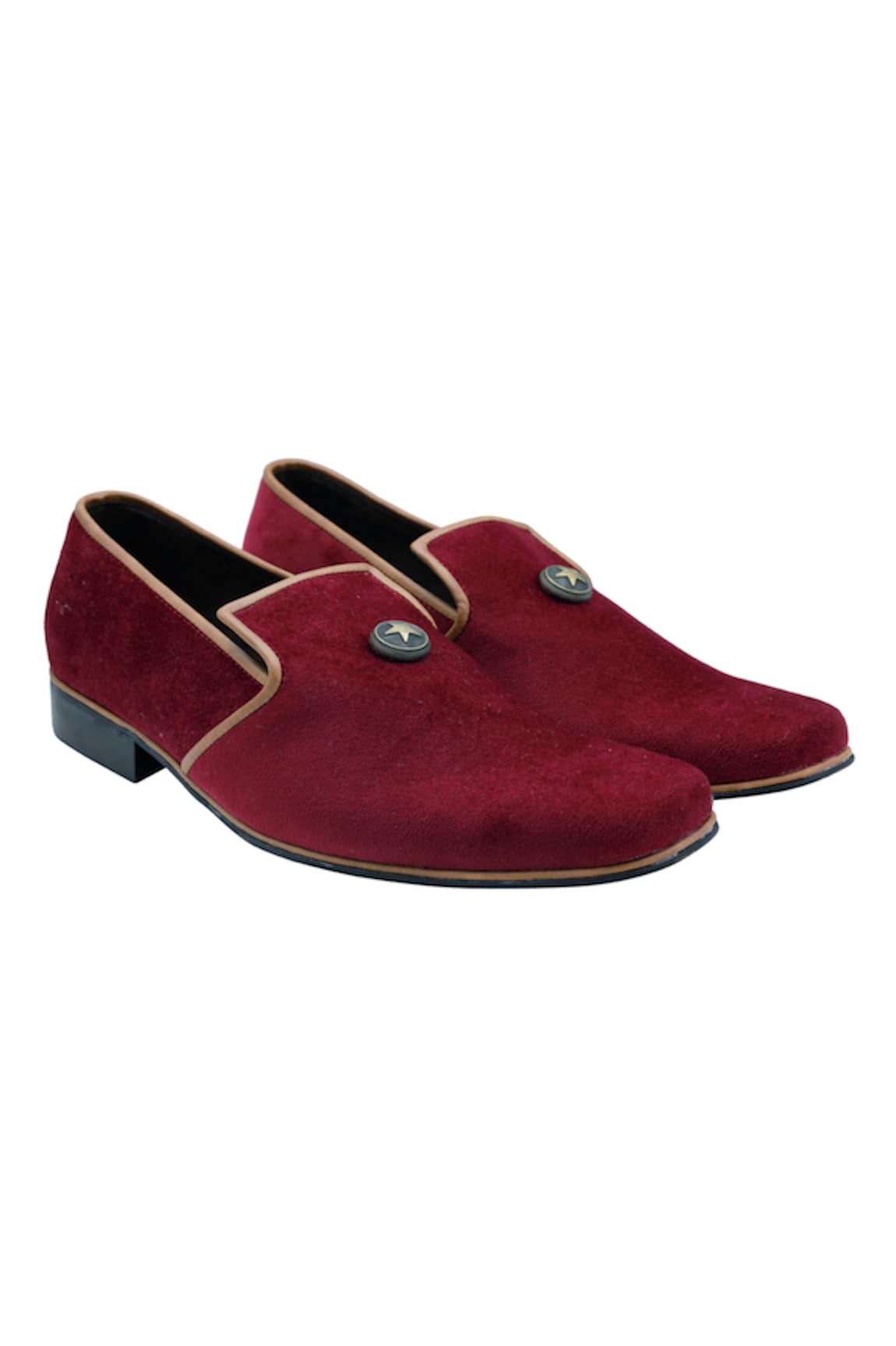 PAKO James Star Button Embellished Loafers