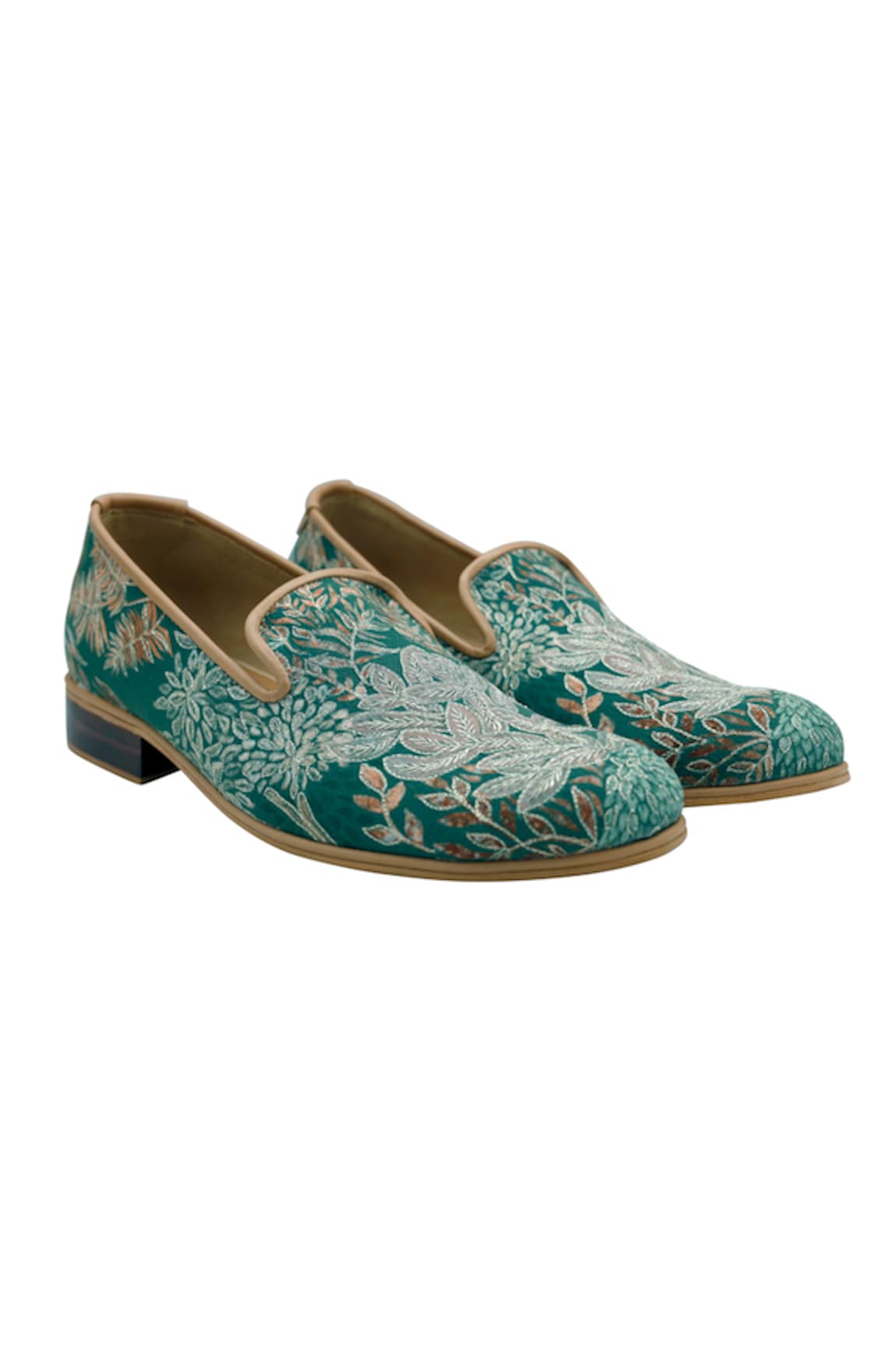 PAKO John Floral Embroidered Loafers