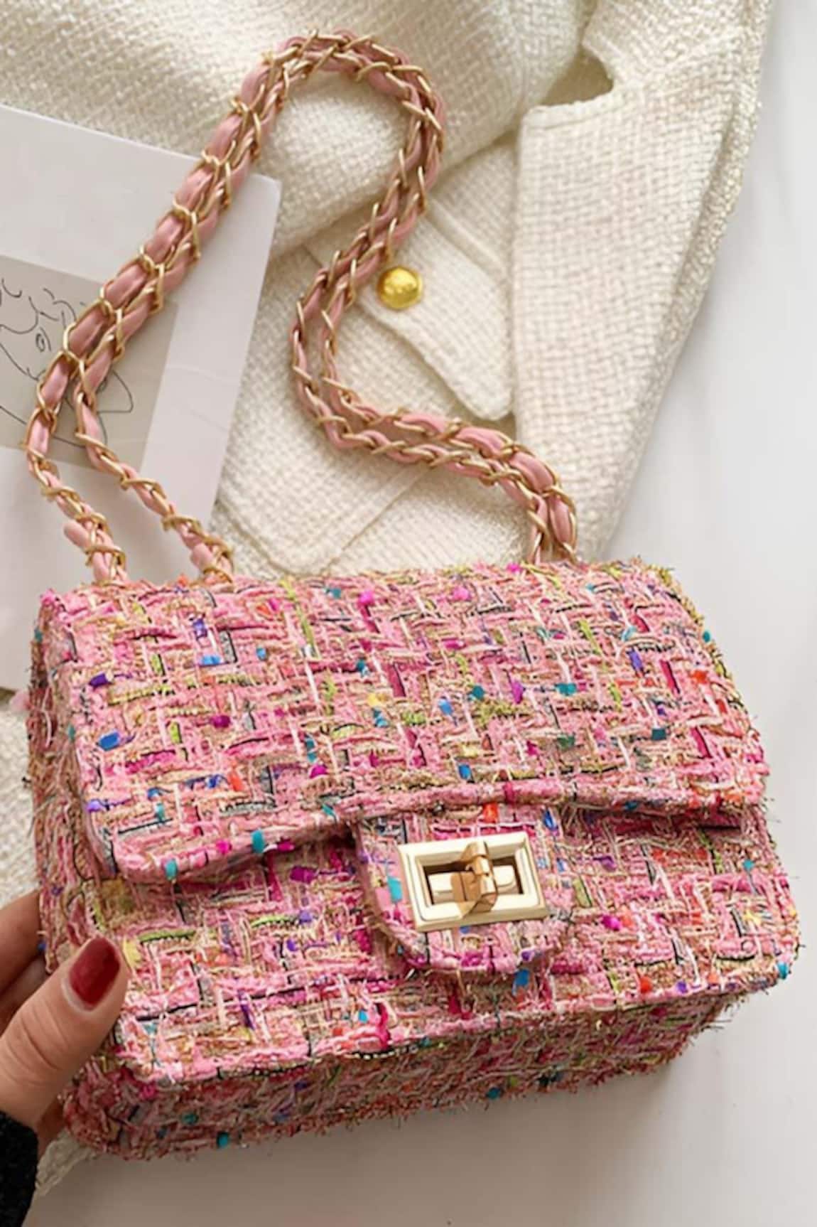 Pine and Drew Greta Thread Embroidered Bag