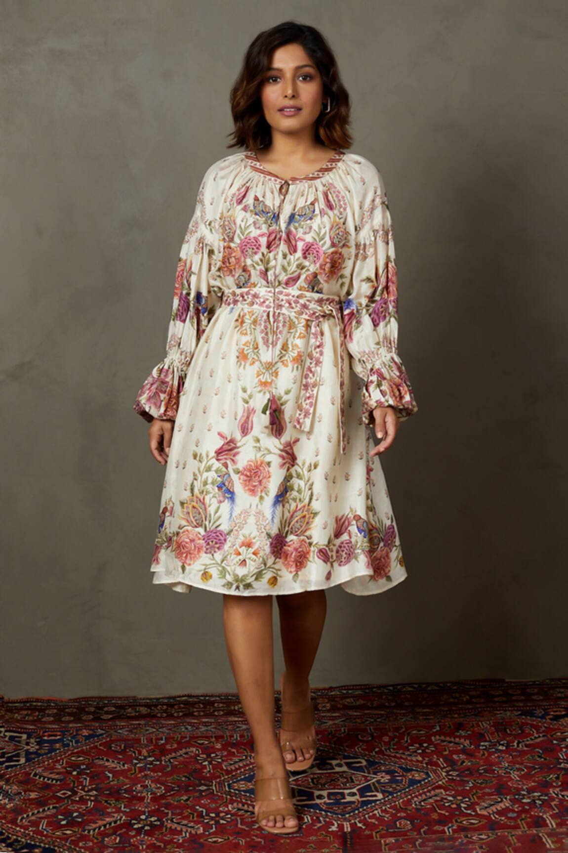 RI.Ritu Kumar Floral Tropical Print Dress 