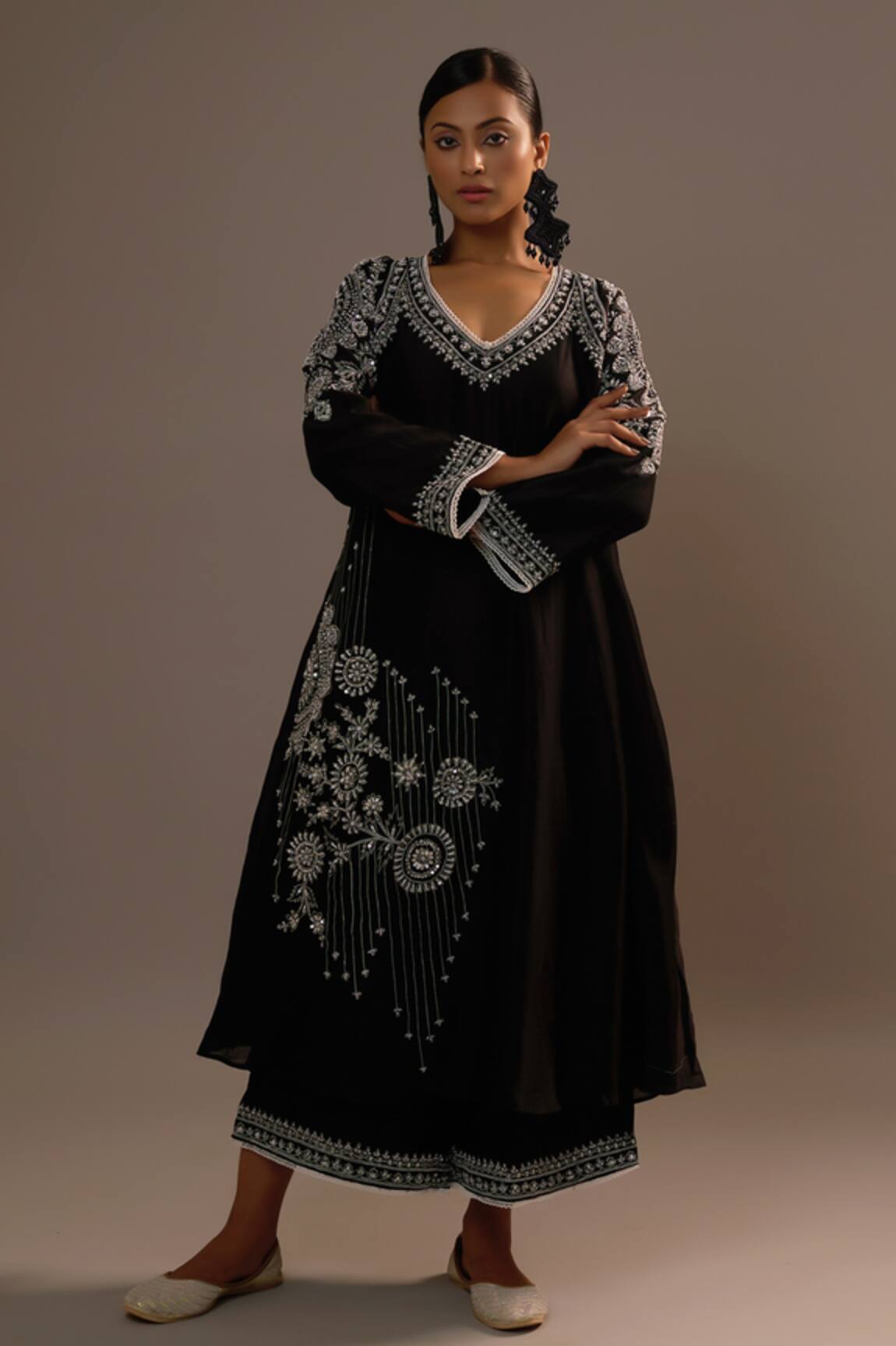 Sonia Khatri Pankhudi Long Kurta & Palazzo Set